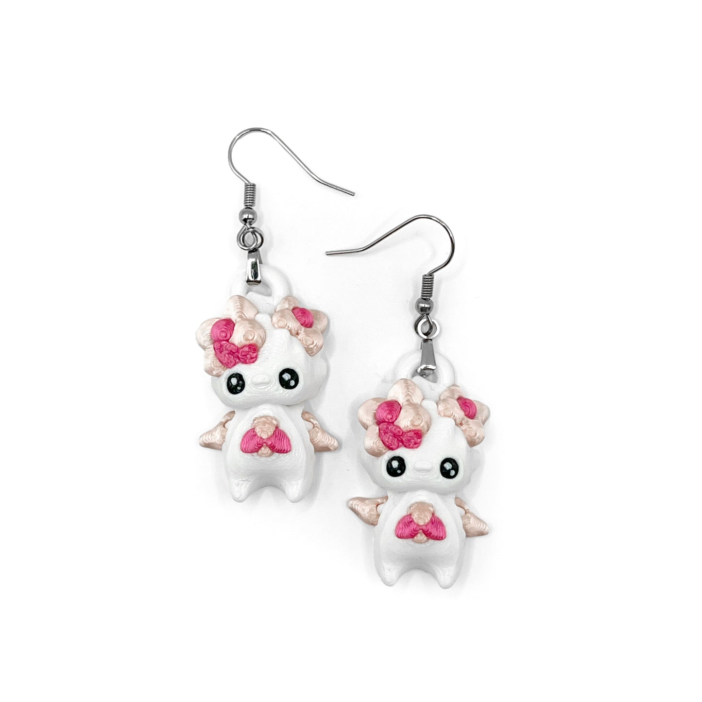 Pixie Earrings – Lightweight 3D Printed Fantasy Hook Earrings | Cute Hypoallergenic Jewelry for Fantasy Fans