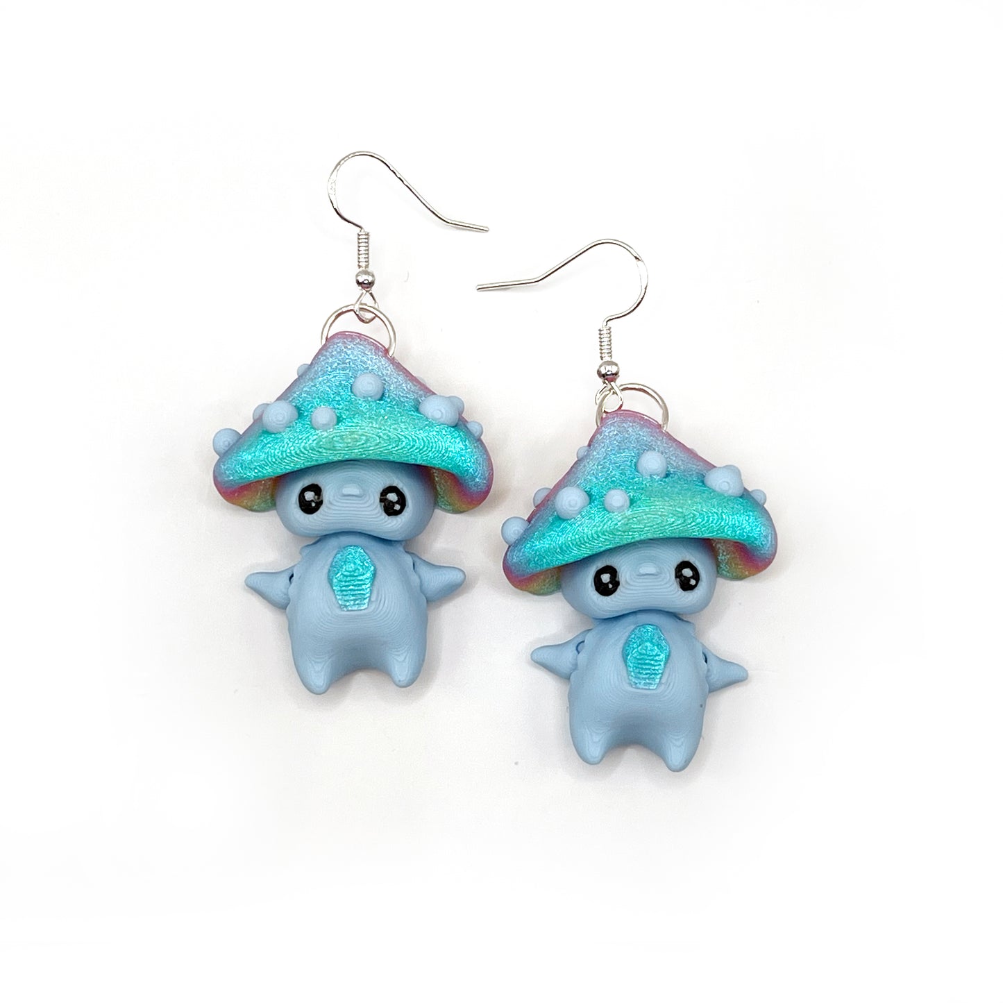 Pixie Earrings – Lightweight 3D Printed Fantasy Hook Earrings | Cute Hypoallergenic Jewelry for Fantasy Fans