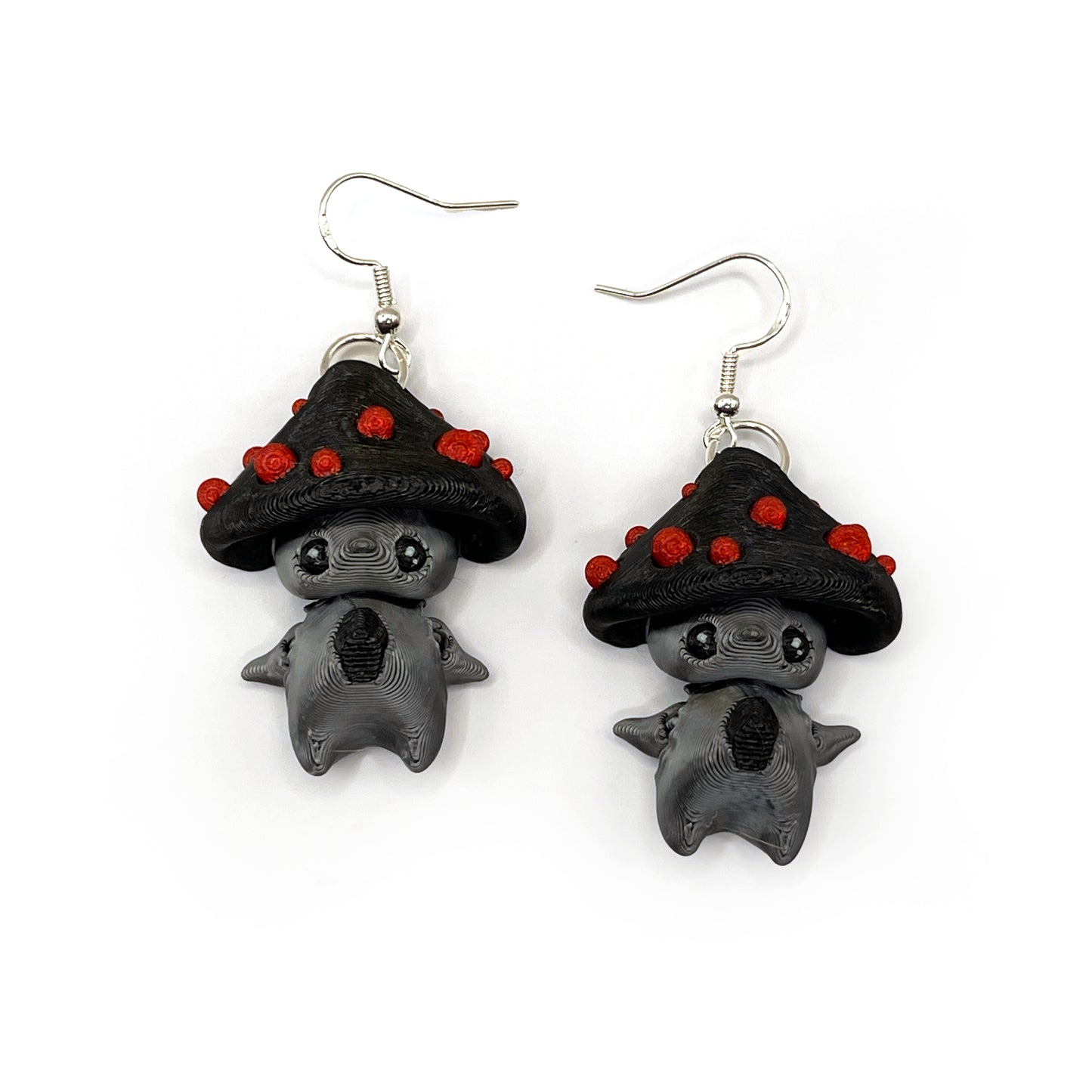 Pixie Earrings – Lightweight 3D Printed Fantasy Hook Earrings | Cute Hypoallergenic Jewelry for Fantasy Fans