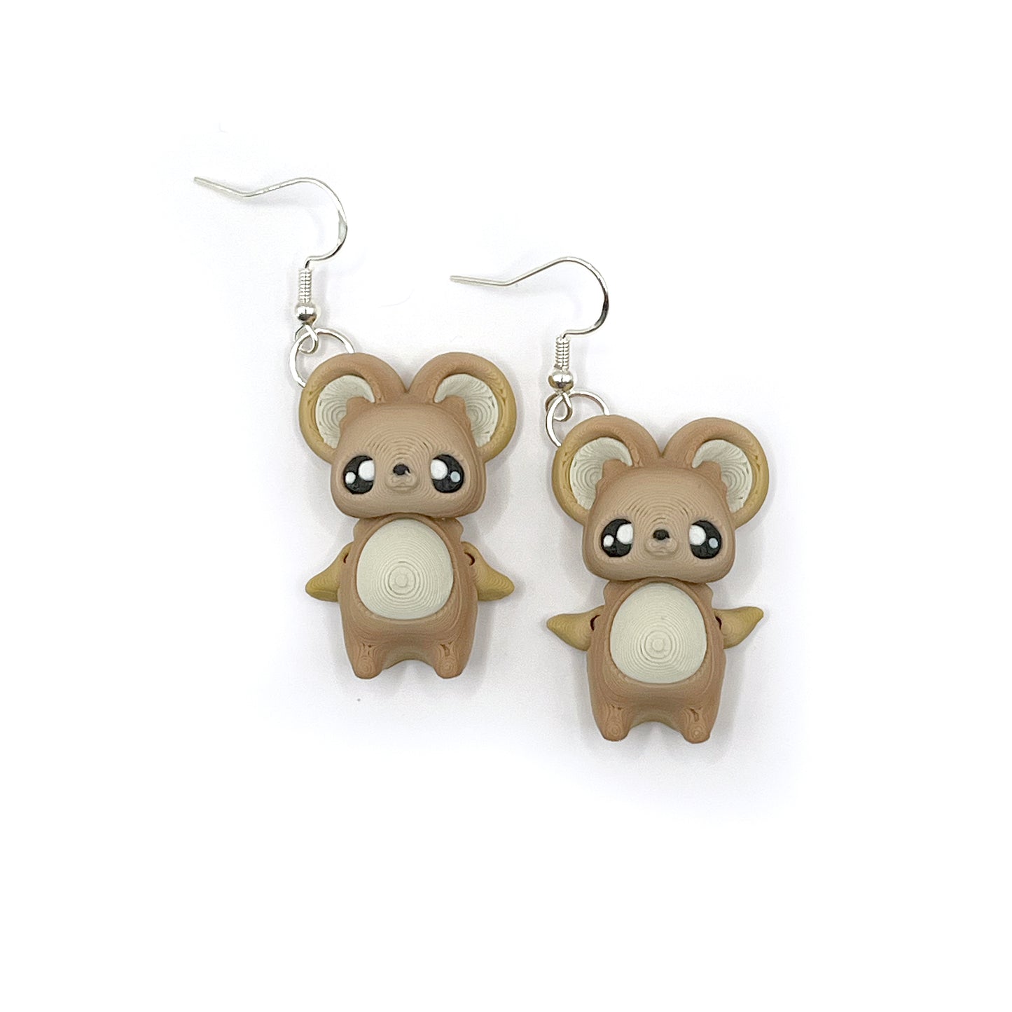 Pixie Earrings – Lightweight 3D Printed Fantasy Hook Earrings | Cute Hypoallergenic Jewelry for Fantasy Fans