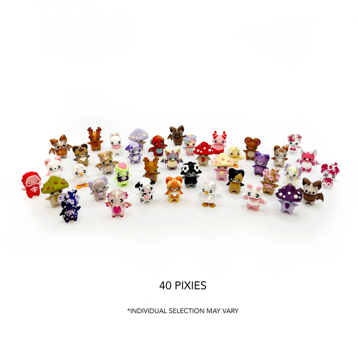 Pixie Micro Pack – Hand-Picked 3D Printed Micro Collectibles | Pixie Mini Figures