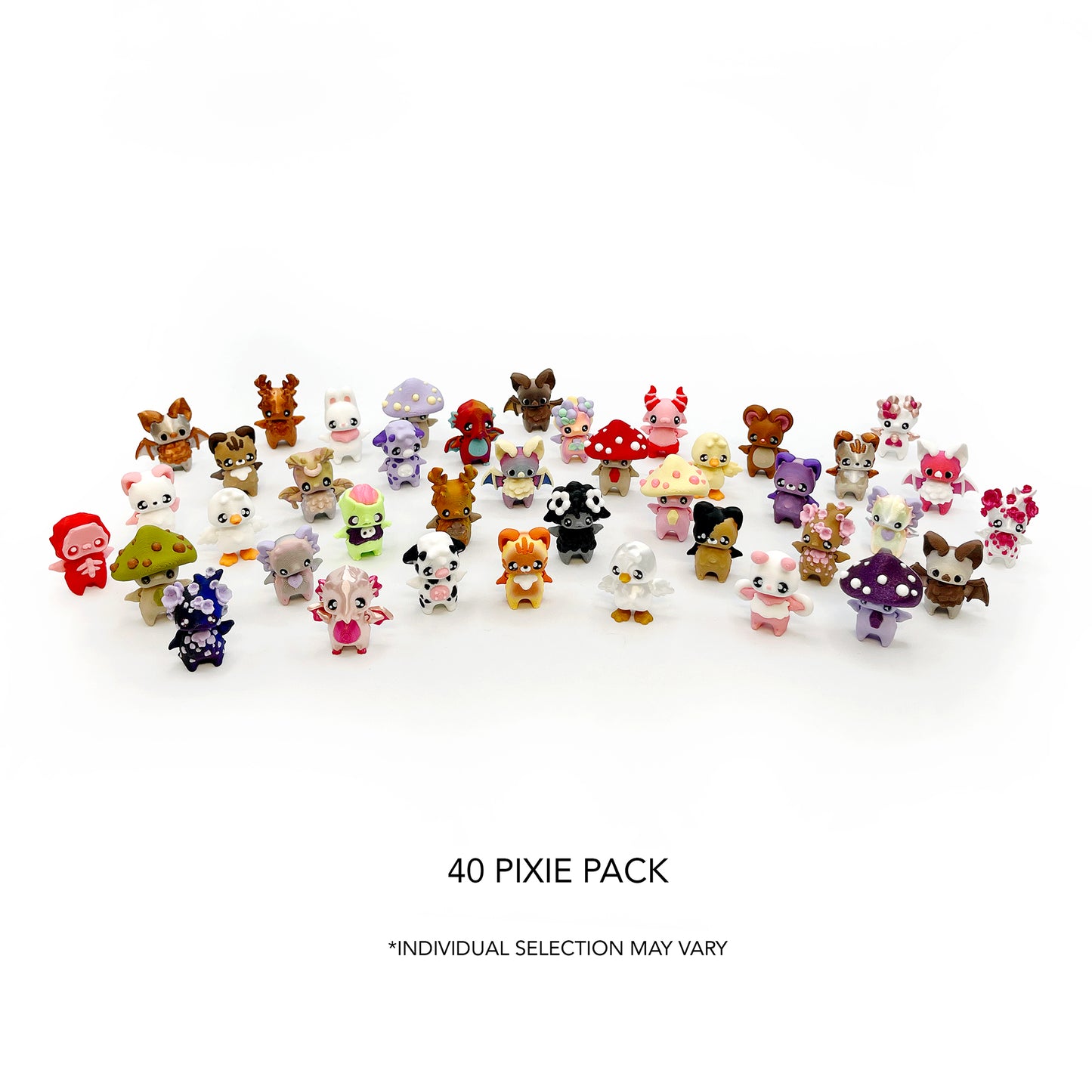 Pixie Micro Pack – Hand-Picked 3D Printed Micro Collectibles | Pixie Mini Figures
