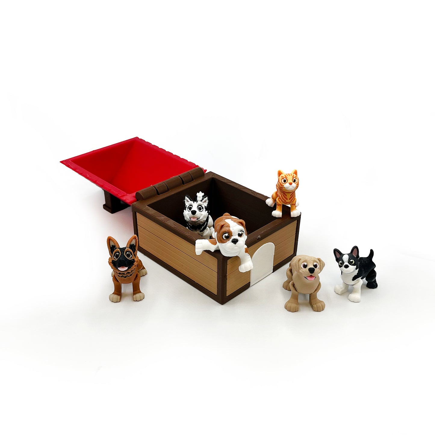 Puppy Love Micro Pack – Hand-Picked 3D Printed Micro Dog Figures | Cute Micro Collectibles