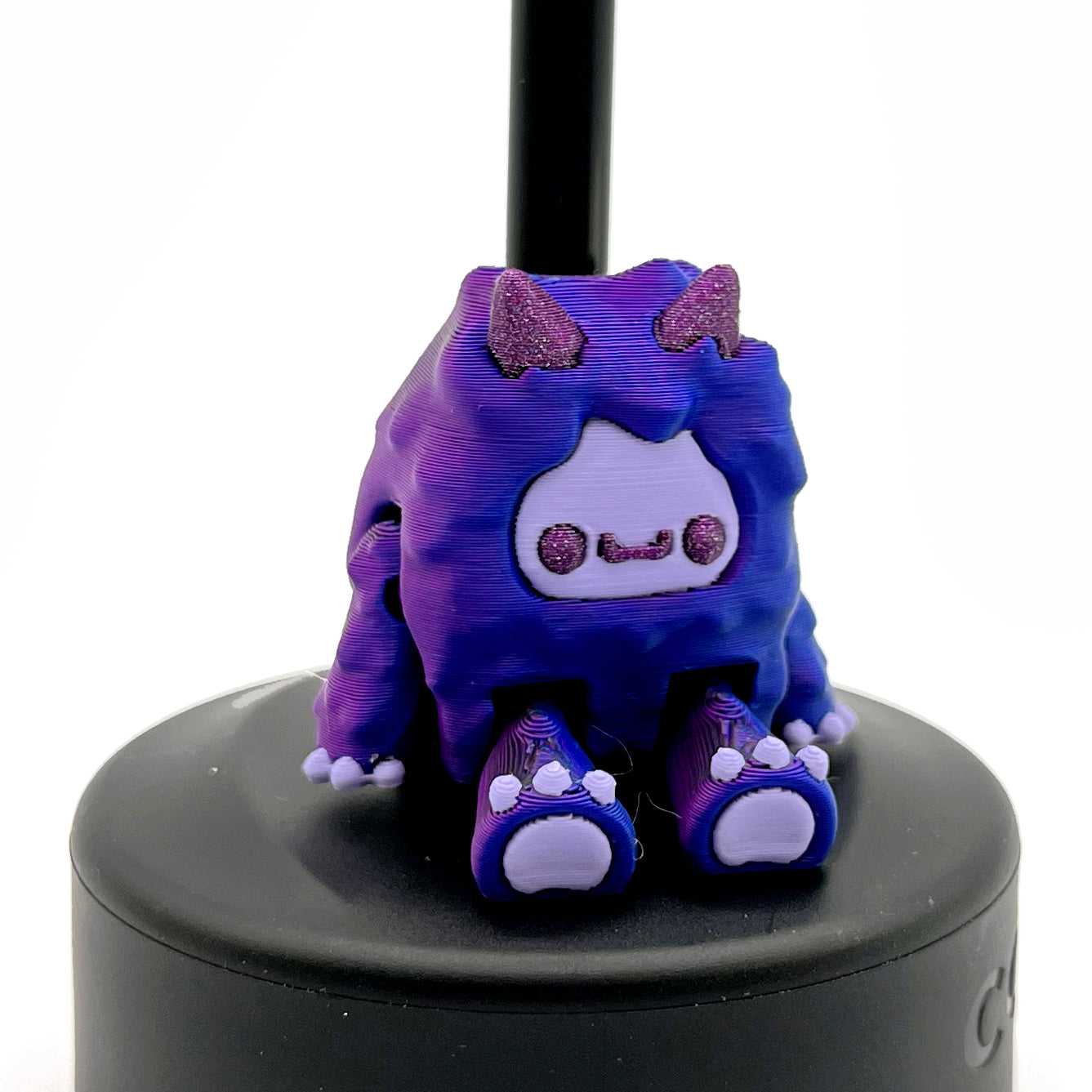 Flurryfoot & Bigfoot Sip Sidekicks – 3D Printed Cryptid Straw Toppers for Tumblers | Cute Straw Buddy Accessories