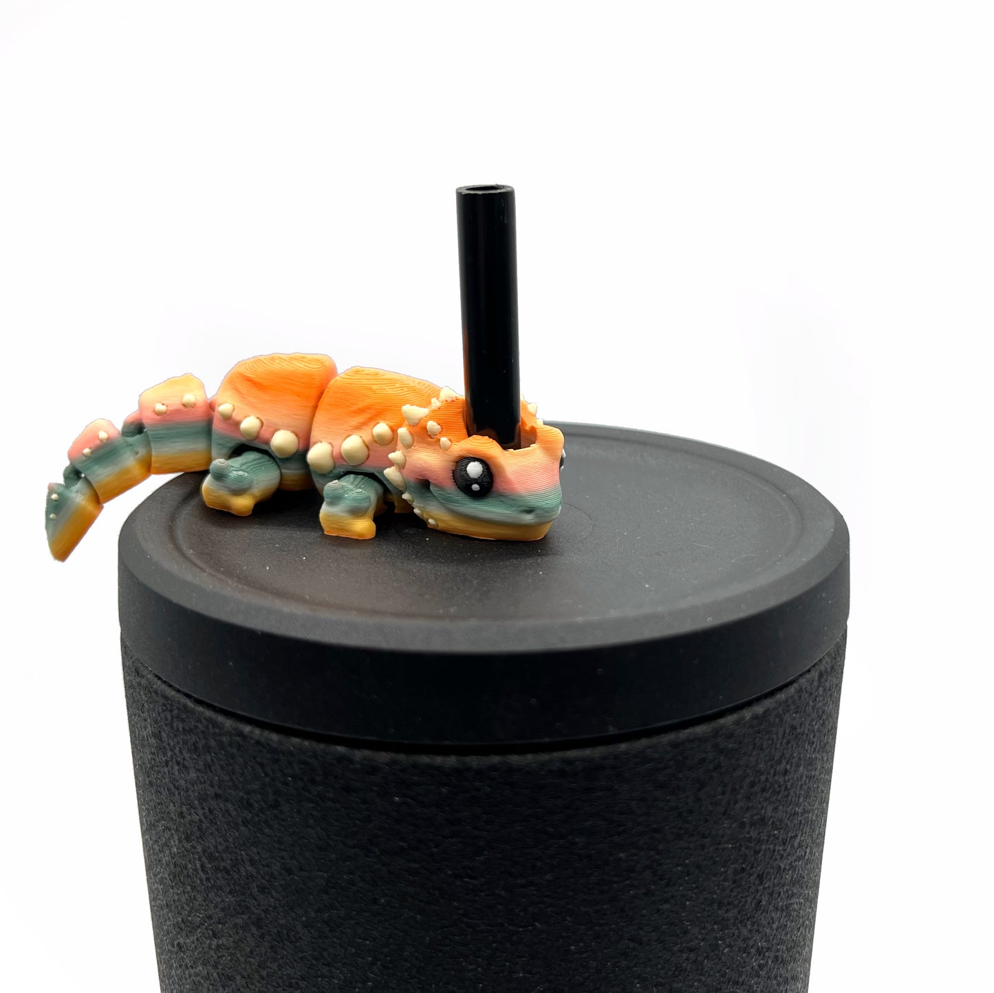 Cinema Cutie Sip Sidekicks – 3D Printed Straw Topper for Tumblers | Cute Movie Lover Straw Buddy