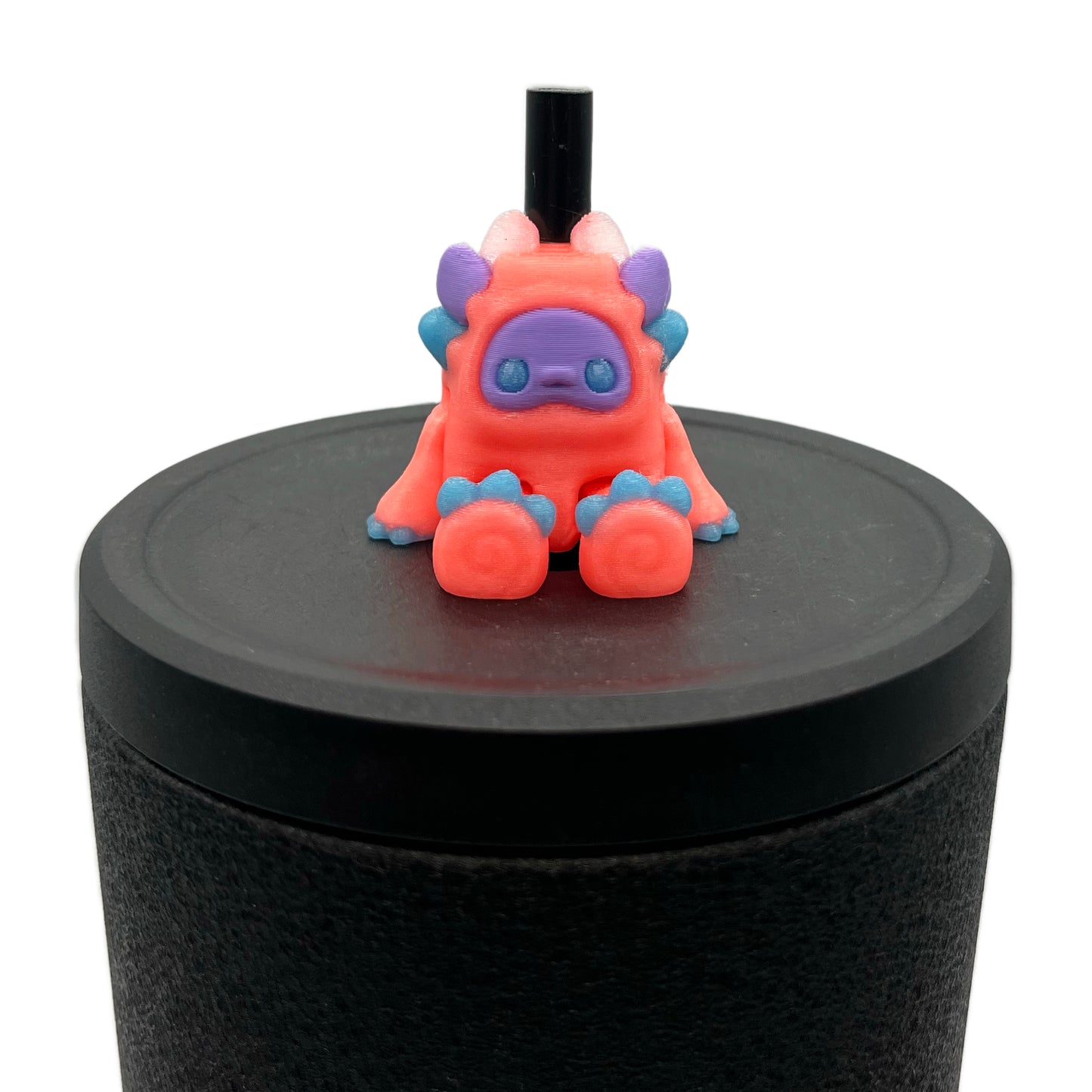 Mysterious Cryptids Sip Sidekicks – Kittyfoot & Gillifoot 3D Printed Straw Toppers | Collectible Straw Buddy Set