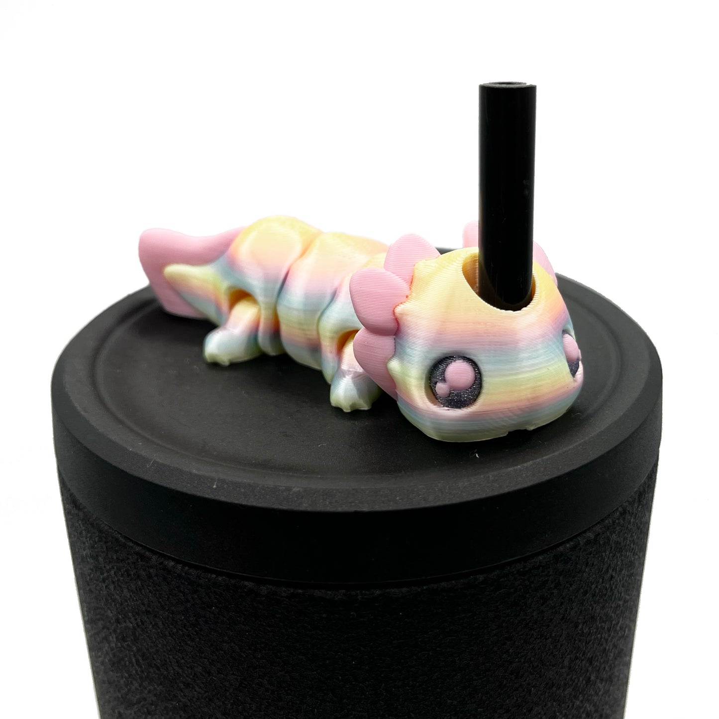 Sip Sidekicks – 3D Printed Straw Toppers for Tumbler Cups | Pocket-Sized Straw Buddy Accessories