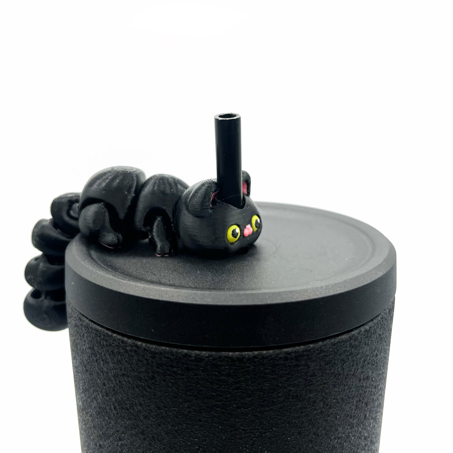 Sip Sidekicks – 3D Printed Straw Toppers for Tumbler Cups | Pocket-Sized Straw Buddy Accessories