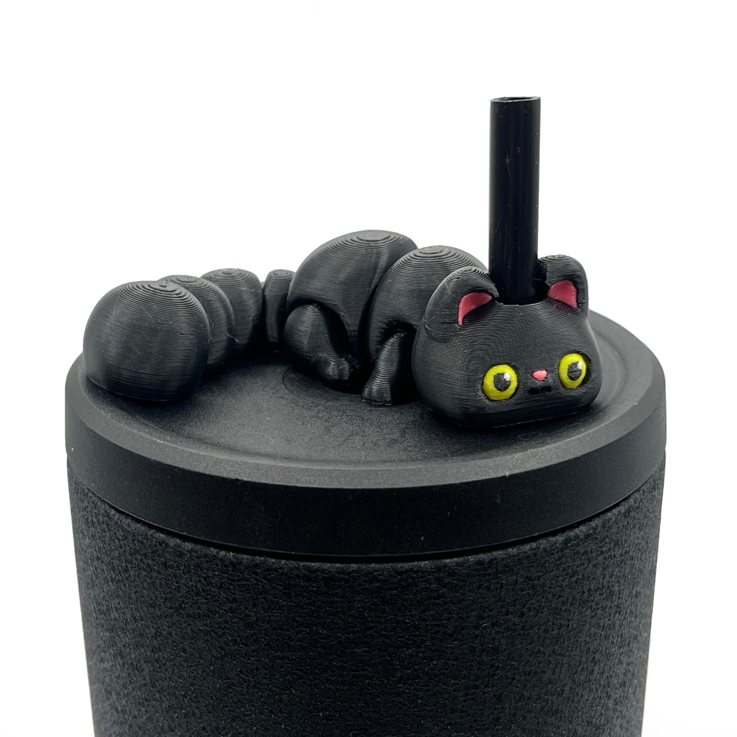 Sip Sidekicks – 3D Printed Straw Toppers for Tumbler Cups | Pocket-Sized Straw Buddy Accessories