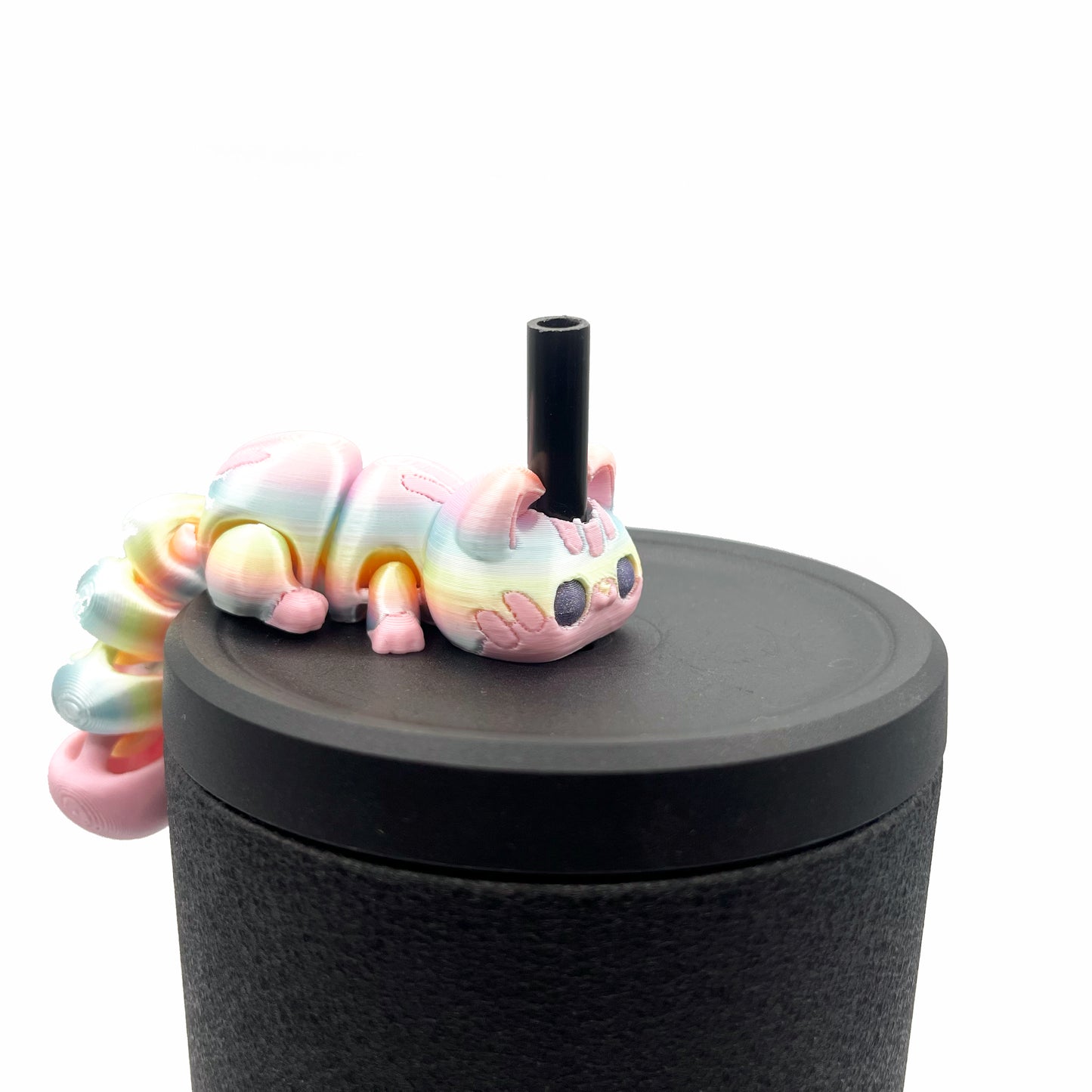 Sip Sidekicks – 3D Printed Straw Toppers for Tumbler Cups | Pocket-Sized Straw Buddy Accessories