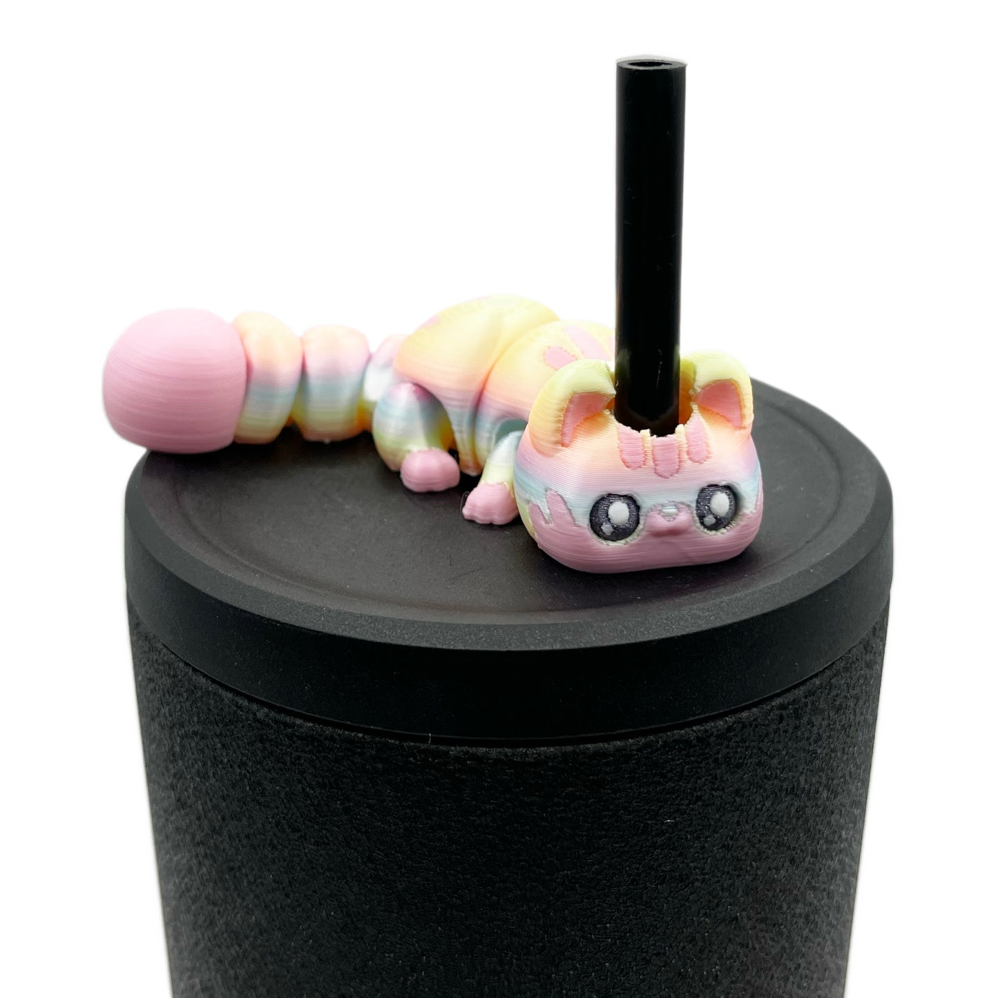 Sip Sidekicks – 3D Printed Straw Toppers for Tumbler Cups | Pocket-Sized Straw Buddy Accessories