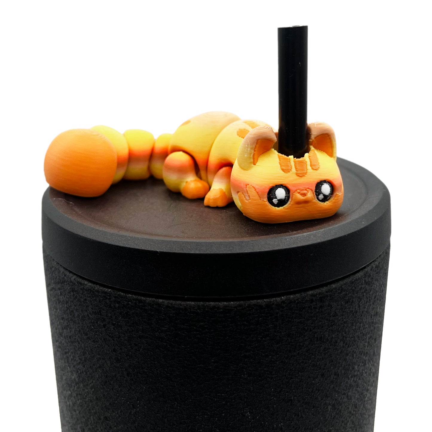 Sip Sidekicks – 3D Printed Straw Toppers for Tumbler Cups | Pocket-Sized Straw Buddy Accessories