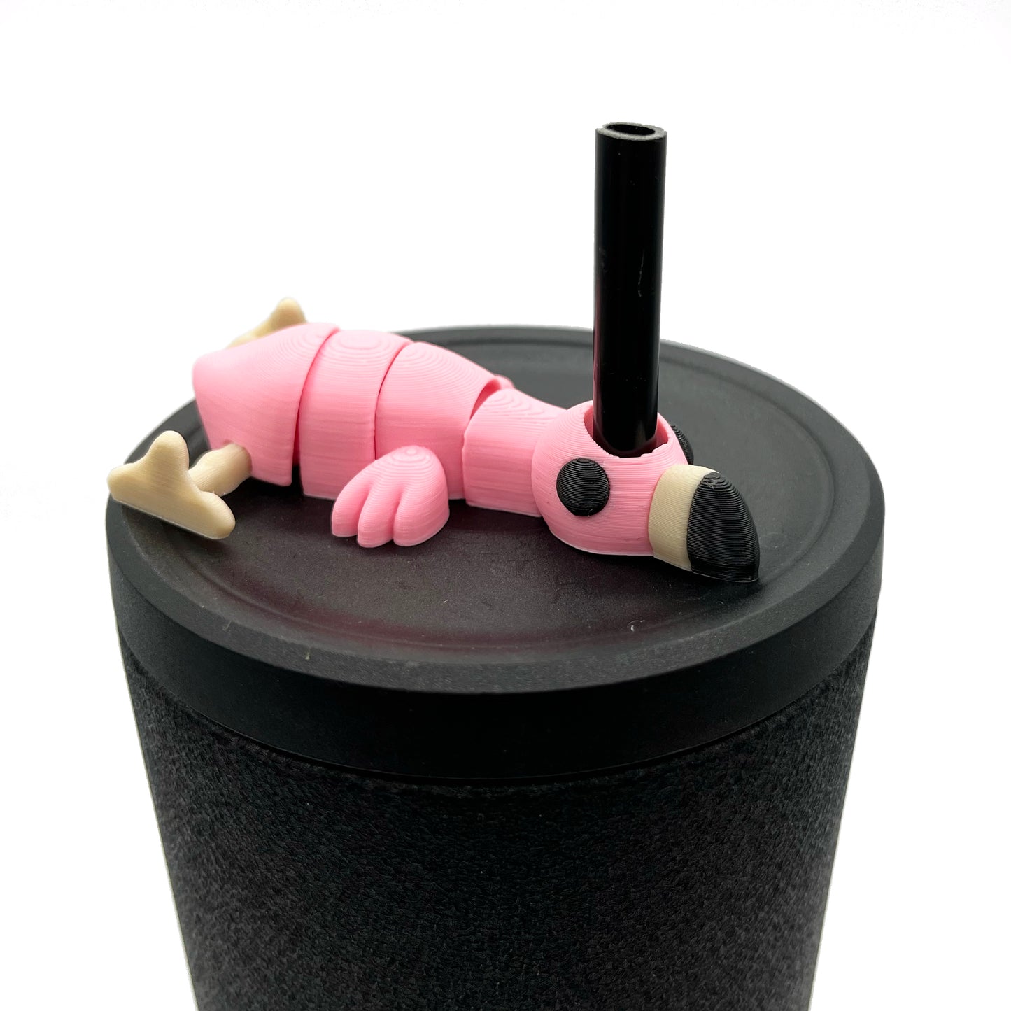 Sip Sidekicks – 3D Printed Straw Toppers for Tumbler Cups | Pocket-Sized Straw Buddy Accessories