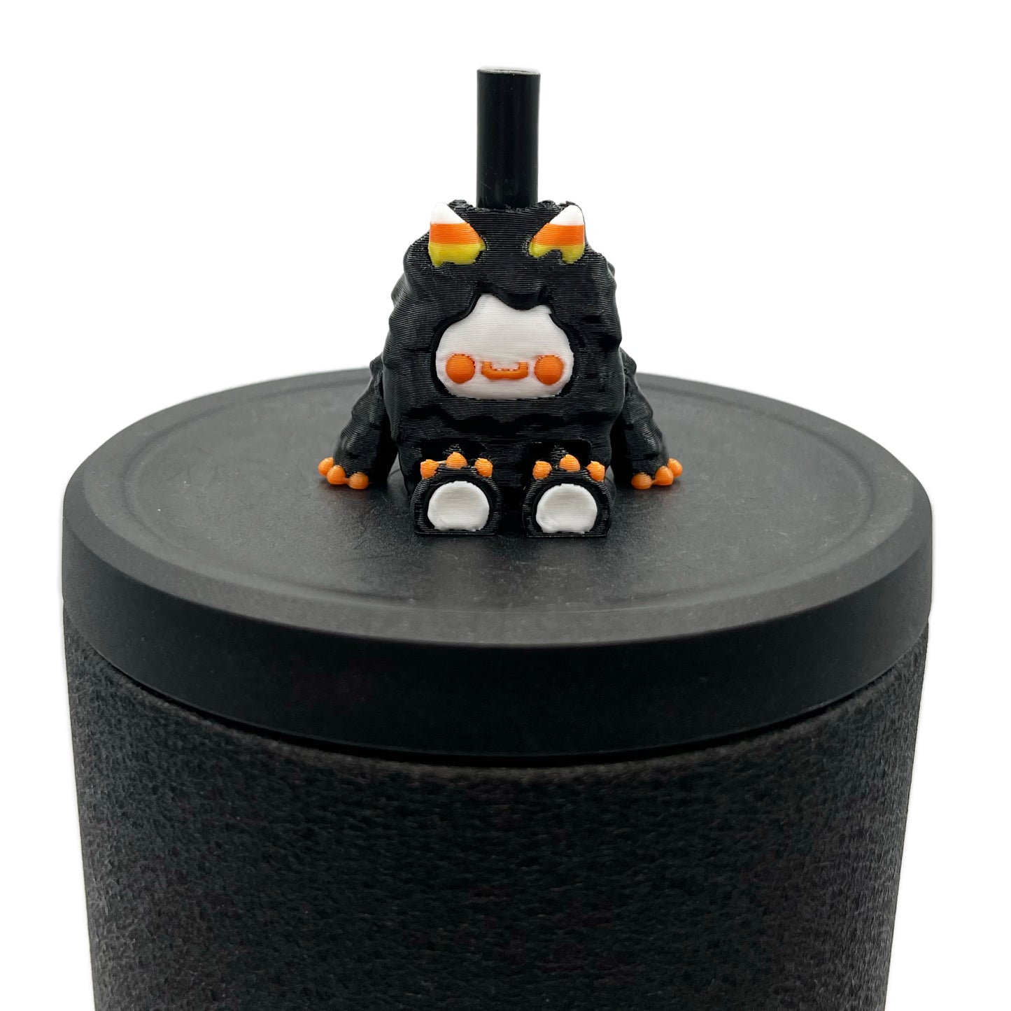 Flurryfoot & Bigfoot Sip Sidekicks – 3D Printed Cryptid Straw Toppers for Tumblers | Cute Straw Buddy Accessories