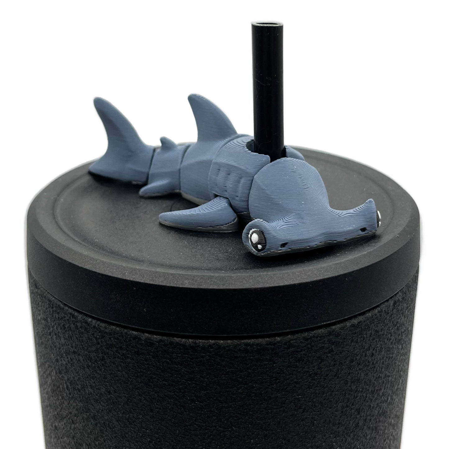 Cinema Cutie Sip Sidekicks – 3D Printed Straw Topper for Tumblers | Cute Movie Lover Straw Buddy