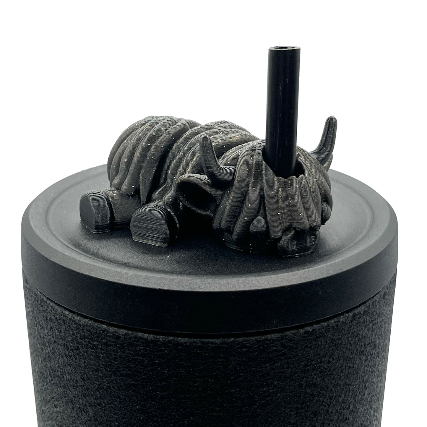 Flurryfoot & Bigfoot Sip Sidekicks – 3D Printed Cryptid Straw Toppers for Tumblers | Cute Straw Buddy Accessories