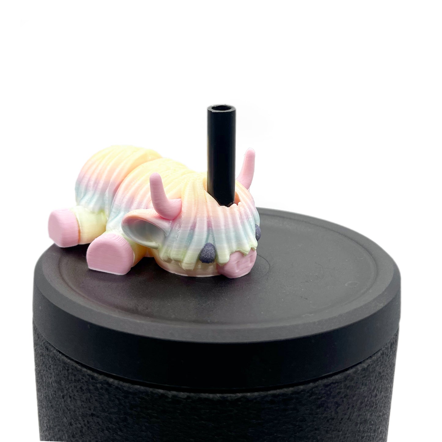 Sip Sidekicks – 3D Printed Straw Toppers for Tumbler Cups | Pocket-Sized Straw Buddy Accessories