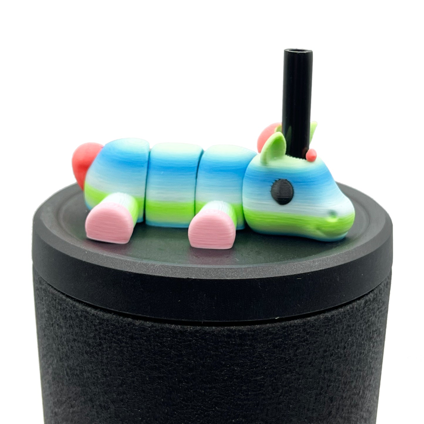Sip Sidekicks – 3D Printed Straw Toppers for Tumbler Cups | Pocket-Sized Straw Buddy Accessories