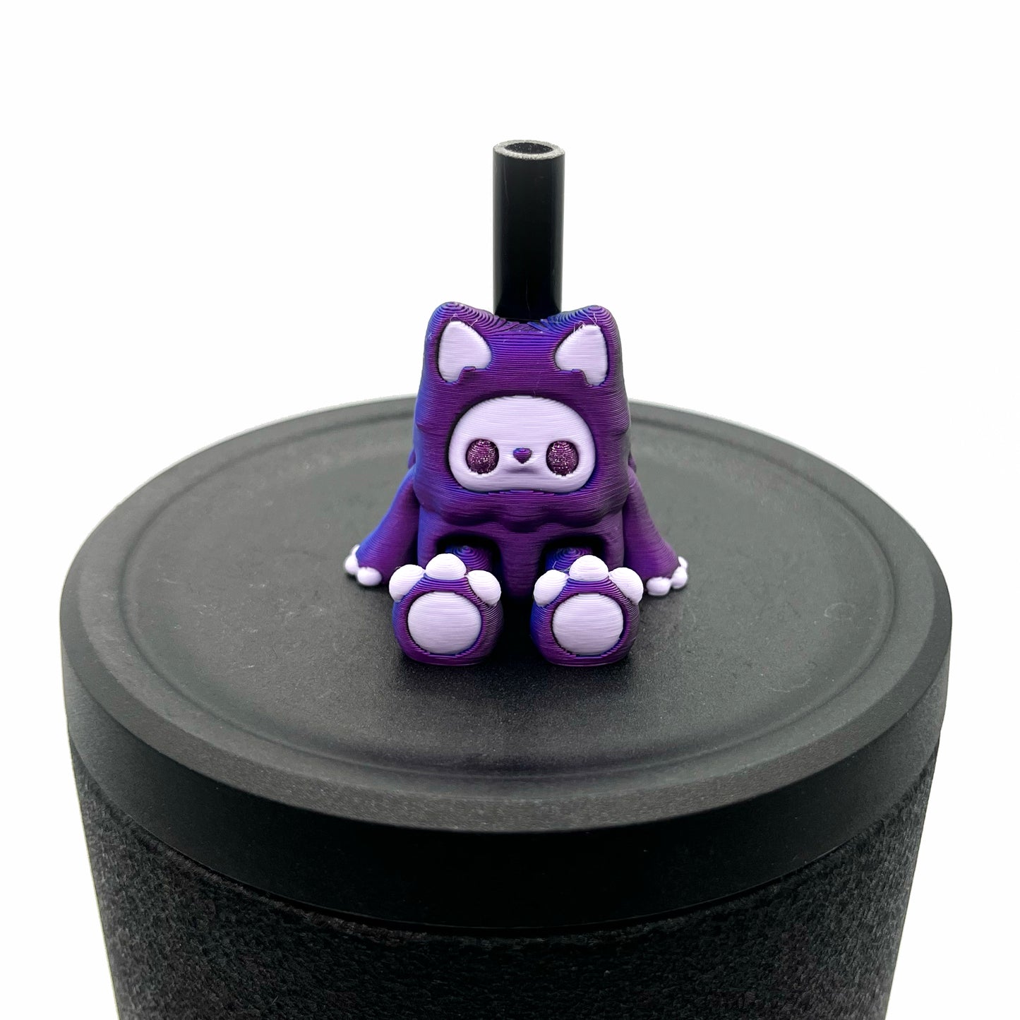 Mysterious Cryptids Sip Sidekicks – Kittyfoot & Gillifoot 3D Printed Straw Toppers | Collectible Straw Buddy Set