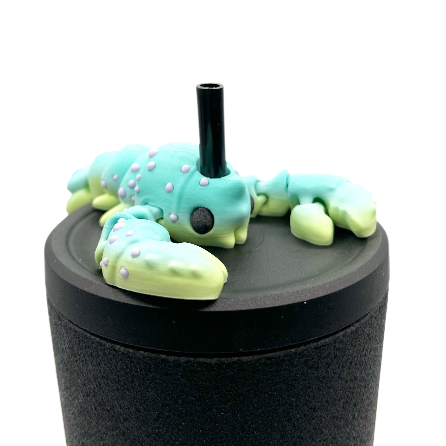 Sip Sidekicks – 3D Printed Straw Toppers for Tumbler Cups | Pocket-Sized Straw Buddy Accessories