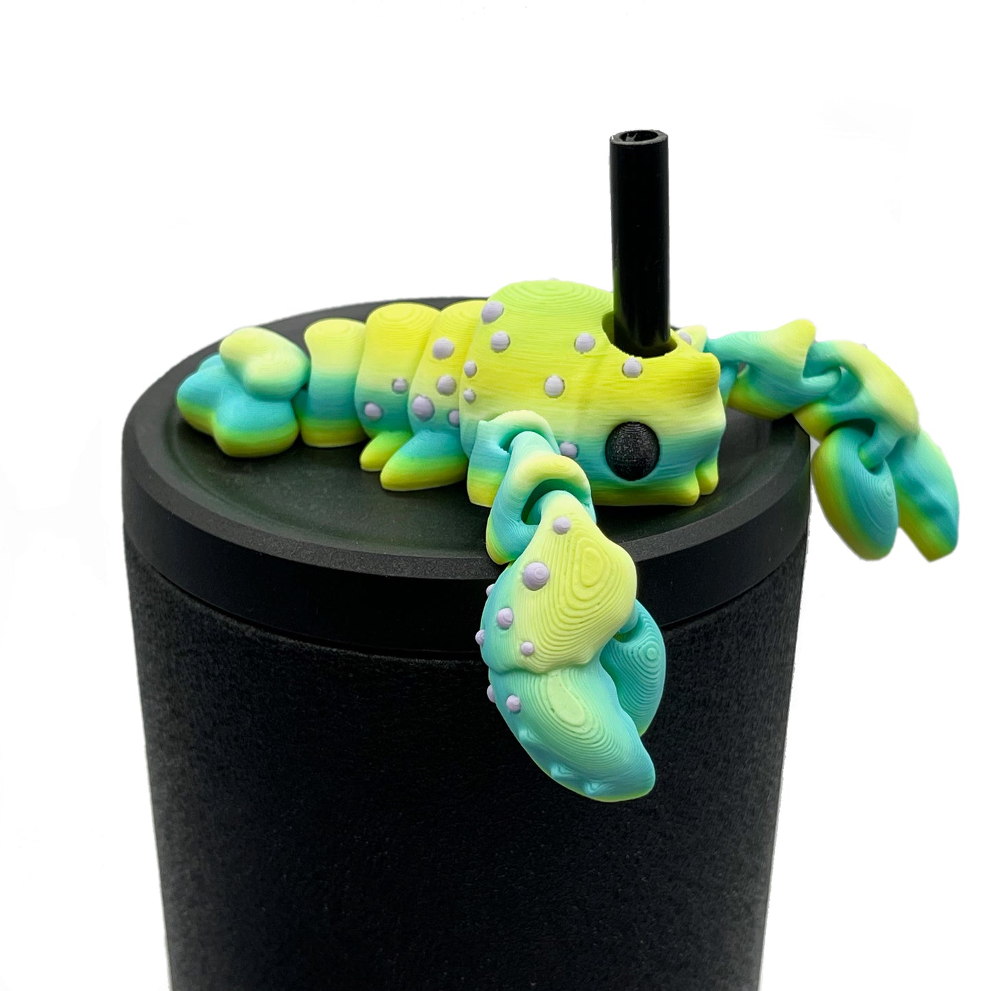 Sip Sidekicks – 3D Printed Straw Toppers for Tumbler Cups | Pocket-Sized Straw Buddy Accessories