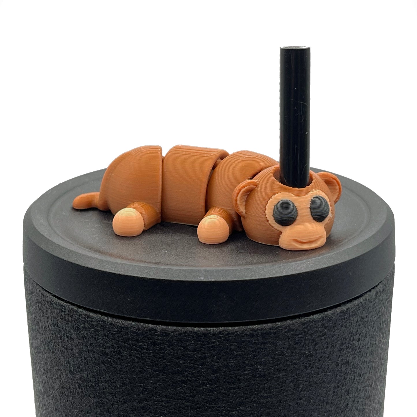 Sip Sidekicks – 3D Printed Straw Toppers for Tumbler Cups | Pocket-Sized Straw Buddy Accessories
