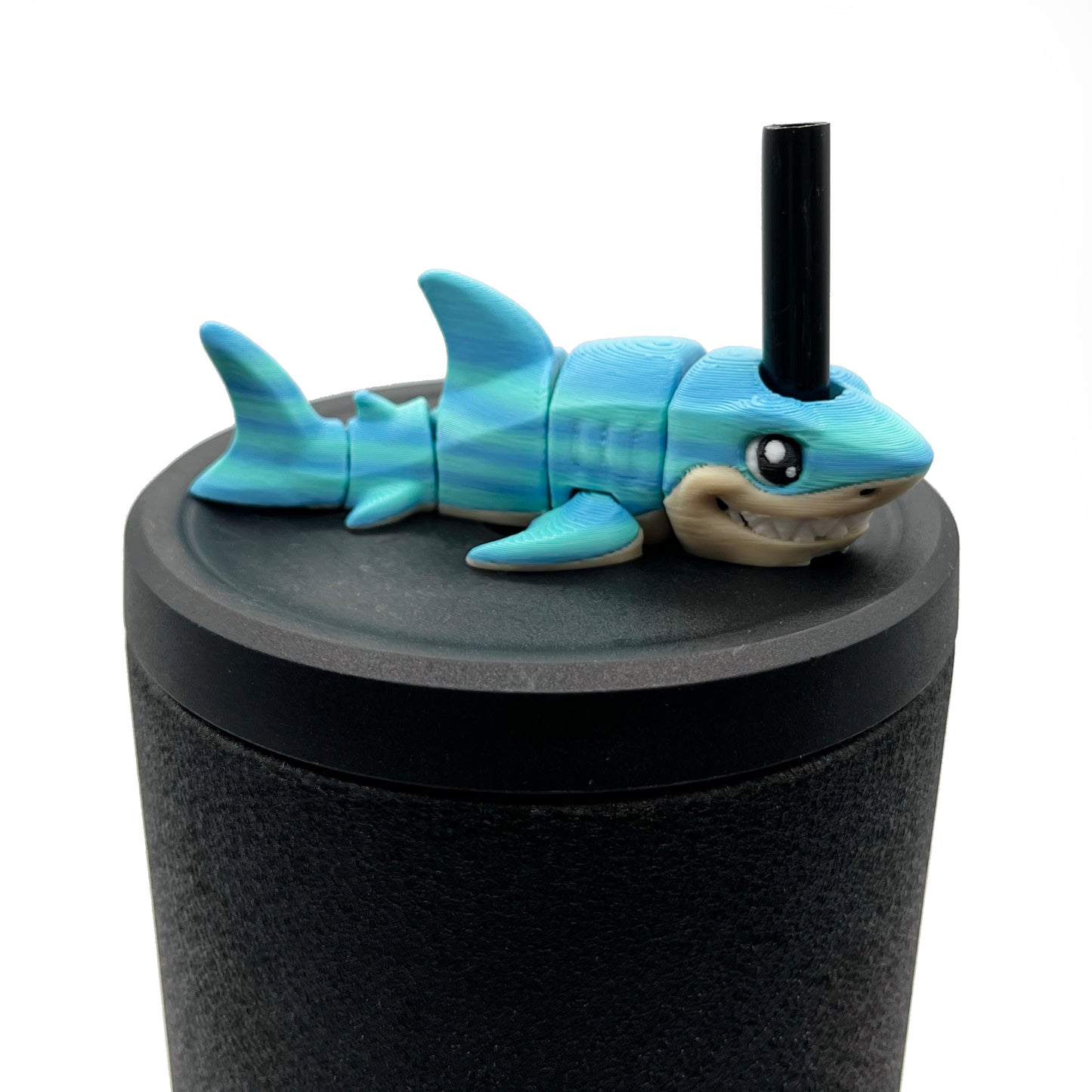 Cinema Cutie Sip Sidekicks – 3D Printed Straw Topper for Tumblers | Cute Movie Lover Straw Buddy