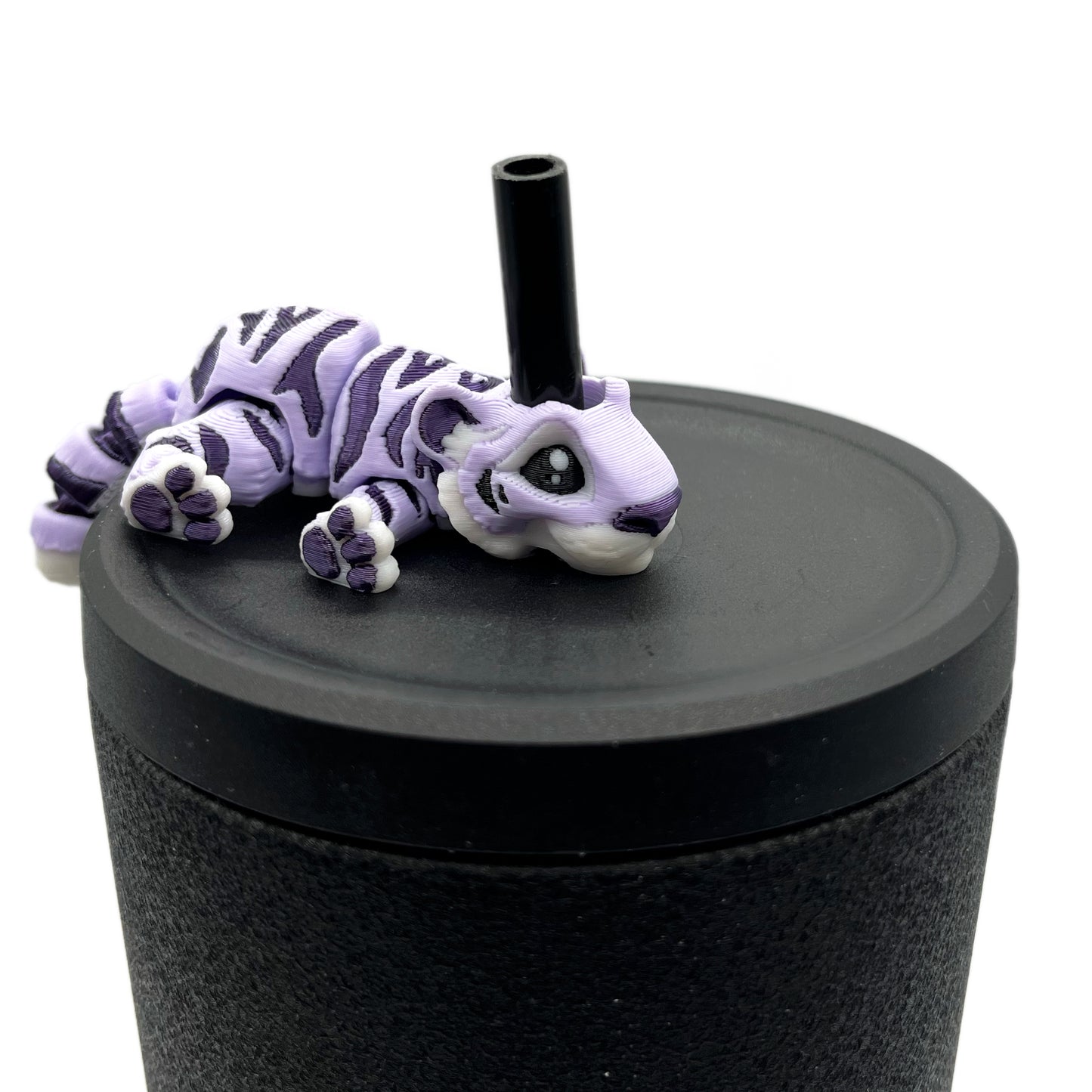 Cinema Cutie Sip Sidekicks – 3D Printed Straw Topper for Tumblers | Cute Movie Lover Straw Buddy
