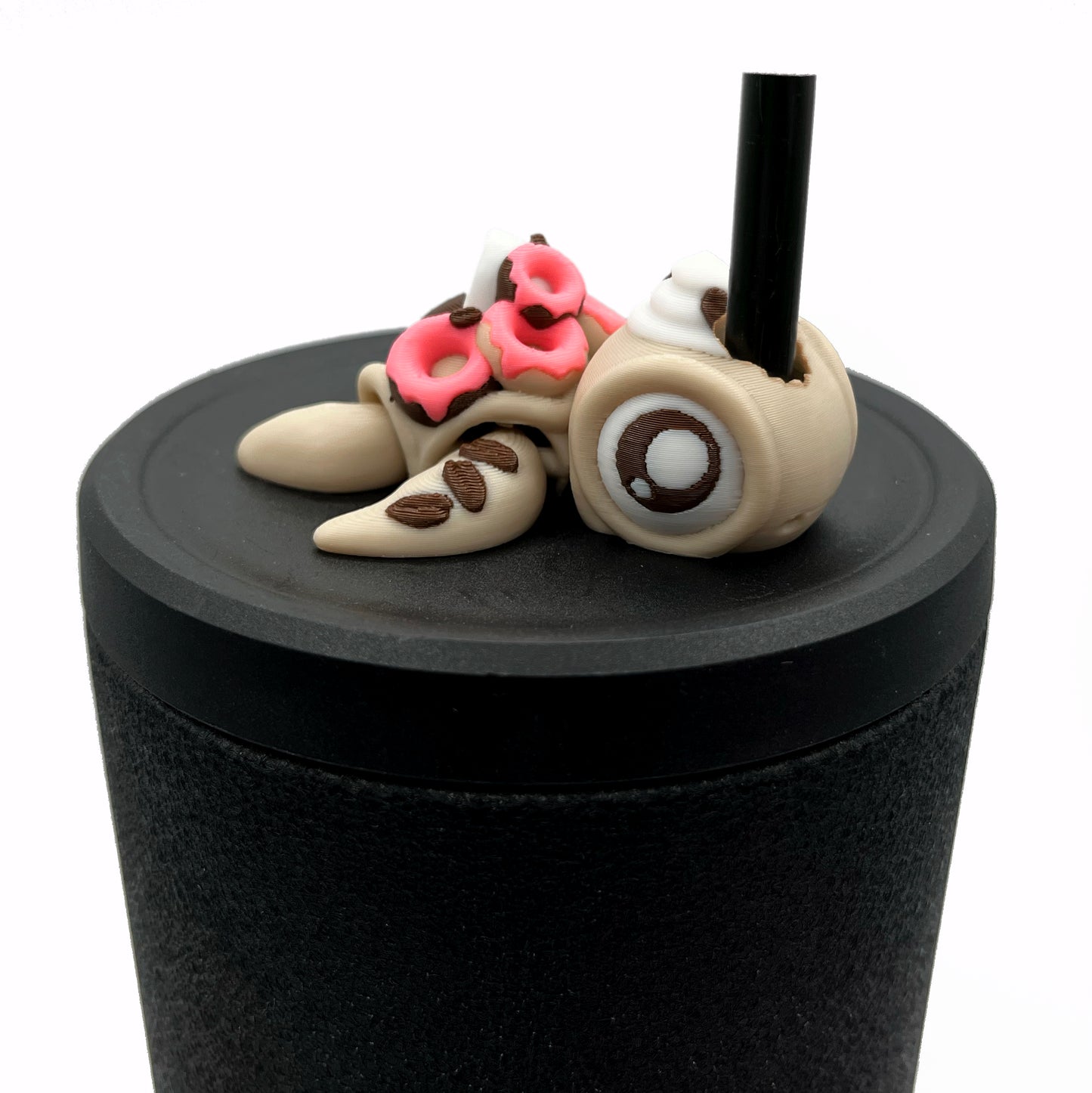 Turtles!! Sip Sidekicks – 3D Printed Turtle Straw Toppers for Tumblers | Cute Straw Buddy Accessories