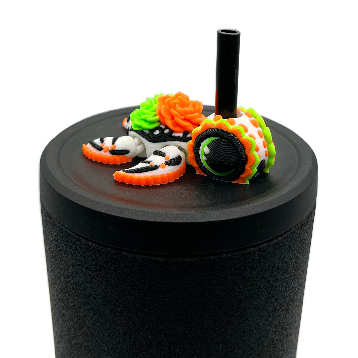 Turtles!! Sip Sidekicks – 3D Printed Turtle Straw Toppers for Tumblers | Cute Straw Buddy Accessories