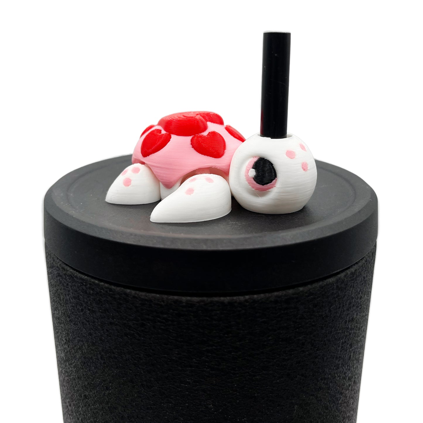 Turtles!! Sip Sidekicks – 3D Printed Turtle Straw Toppers for Tumblers | Cute Straw Buddy Accessories