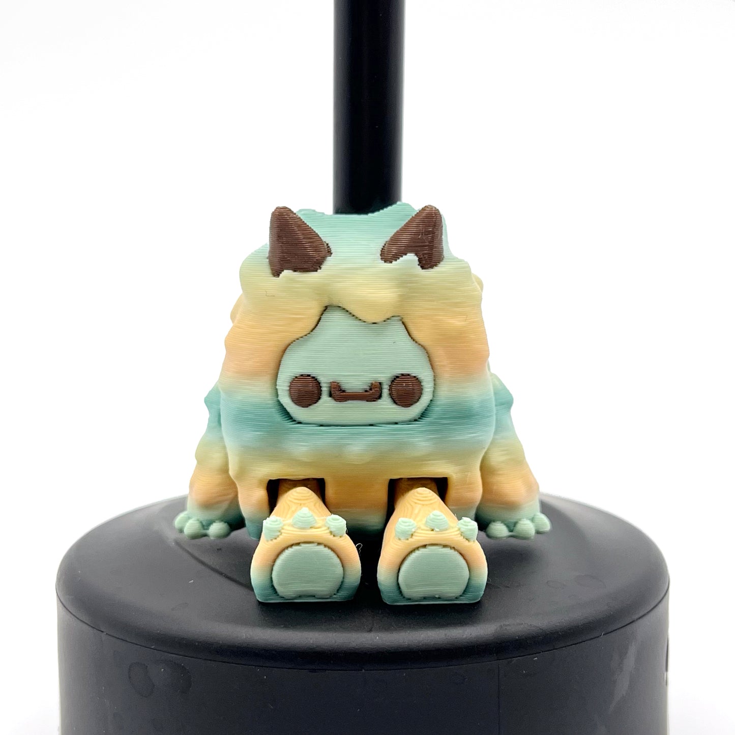 Flurryfoot & Bigfoot Sip Sidekicks – 3D Printed Cryptid Straw Toppers for Tumblers | Cute Straw Buddy Accessories