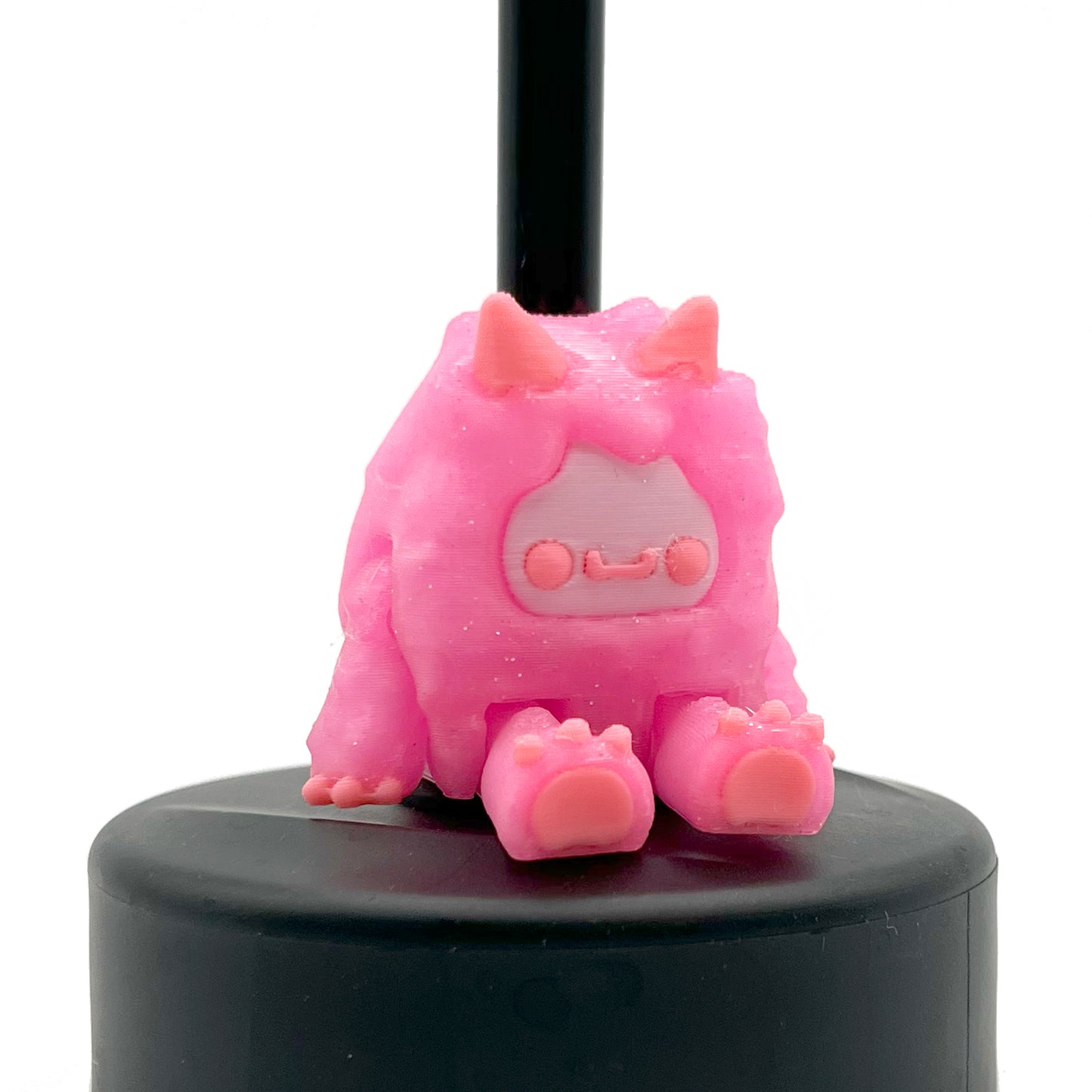 Flurryfoot & Bigfoot Sip Sidekicks – 3D Printed Cryptid Straw Toppers for Tumblers | Cute Straw Buddy Accessories