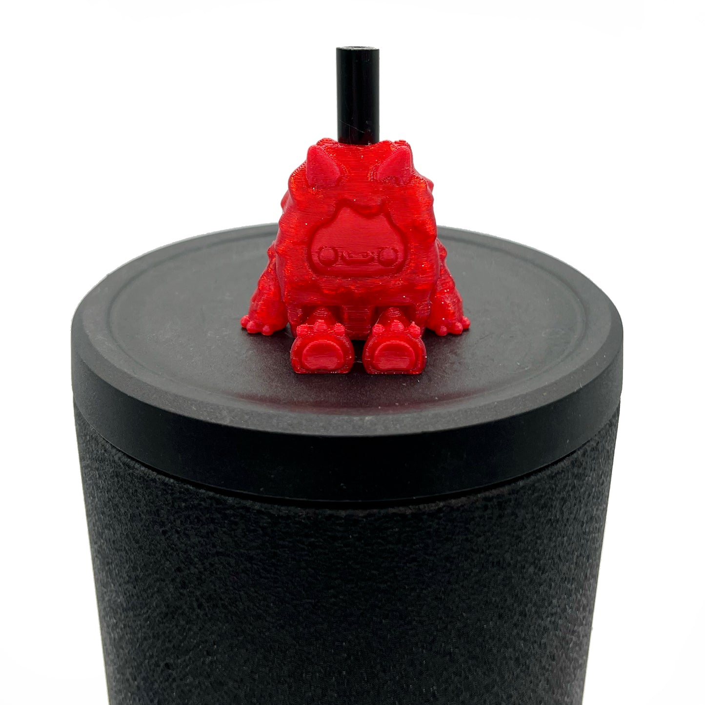 Flurryfoot & Bigfoot Sip Sidekicks – 3D Printed Cryptid Straw Toppers for Tumblers | Cute Straw Buddy Accessories
