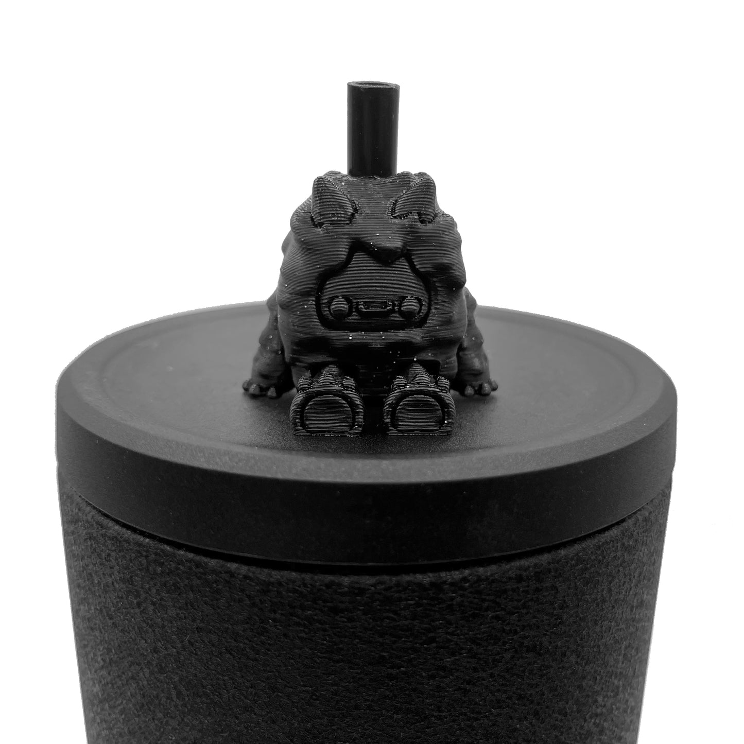 Flurryfoot & Bigfoot Sip Sidekicks – 3D Printed Cryptid Straw Toppers for Tumblers | Cute Straw Buddy Accessories