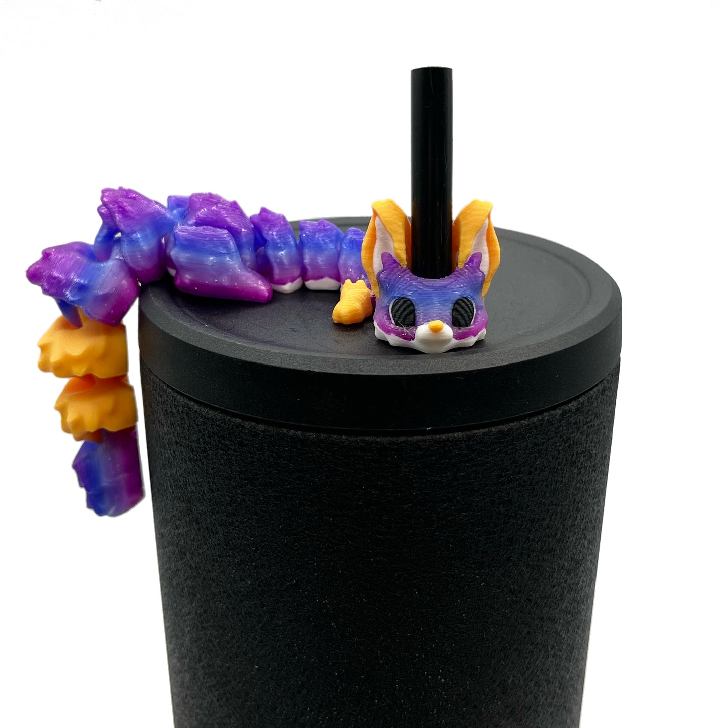 Sip Sidekicks – 3D Printed Straw Toppers for Tumbler Cups | Pocket-Sized Straw Buddy Accessories