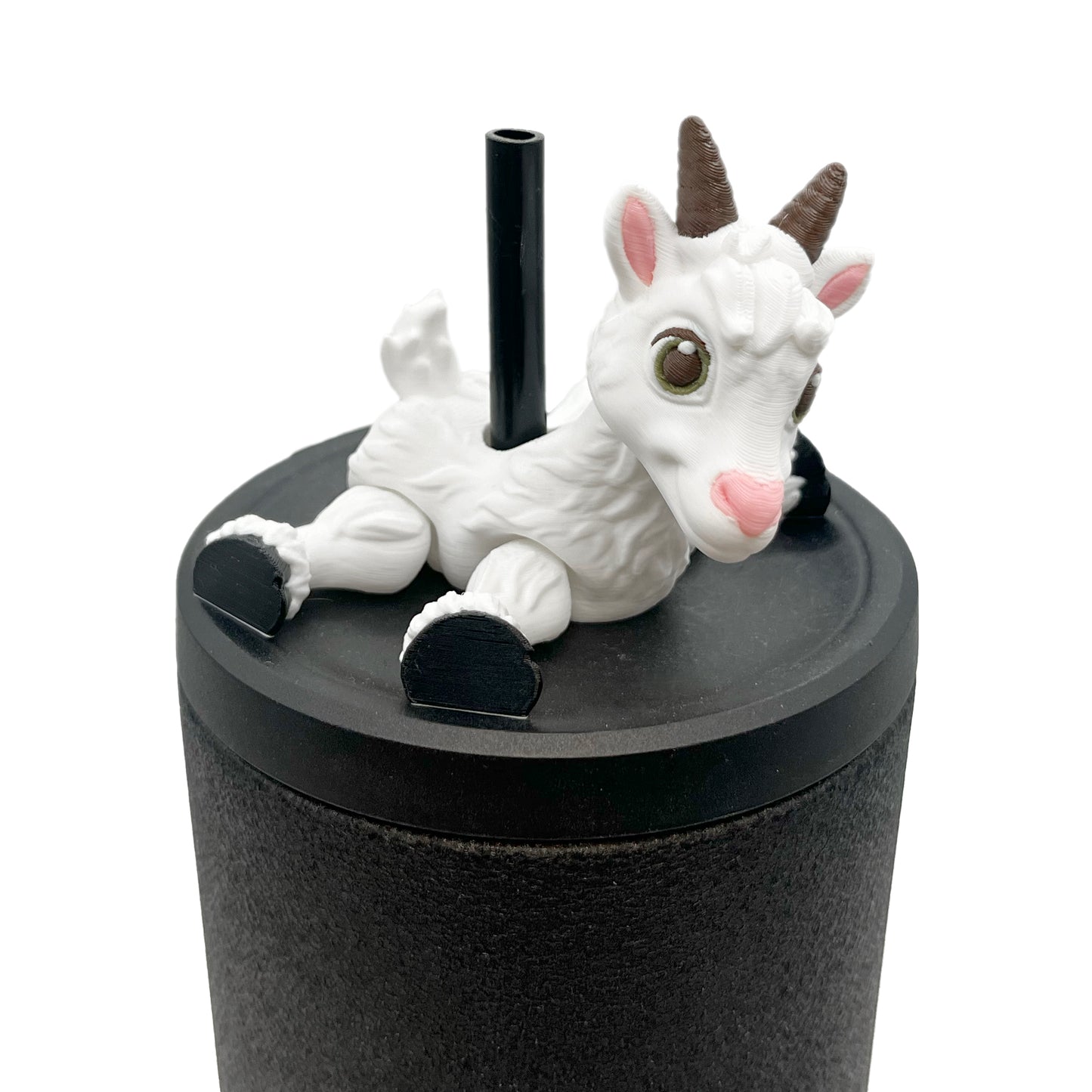 Sip Sidekicks – 3D Printed Straw Toppers for Tumbler Cups | Pocket-Sized Straw Buddy Accessories