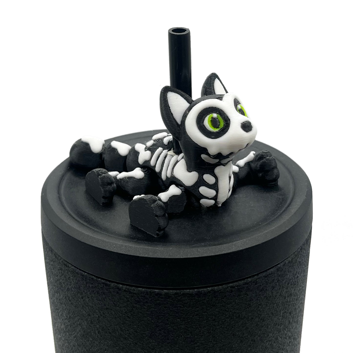Paw Pals Sip Sidekicks – 3D Printed Dog & Cat Straw Toppers for Tumblers | Pet Lover Tumbler Accessories