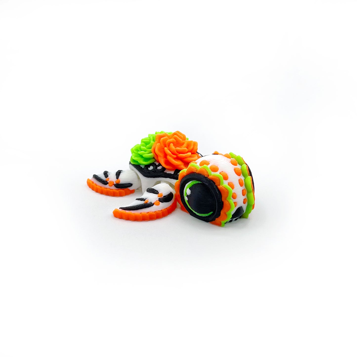 TURTLES!! Desk Pal – Palm-Sized Articulated 3D Printed Turtle Fidget Toy with Pocket Turtle Energy