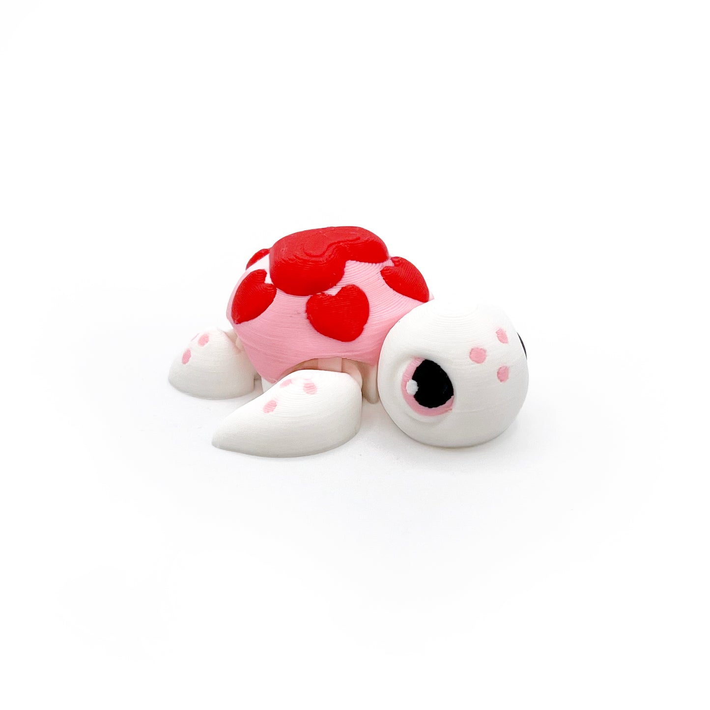 TURTLES!! Desk Pal – Palm-Sized Articulated 3D Printed Turtle Fidget Toy with Pocket Turtle Energy