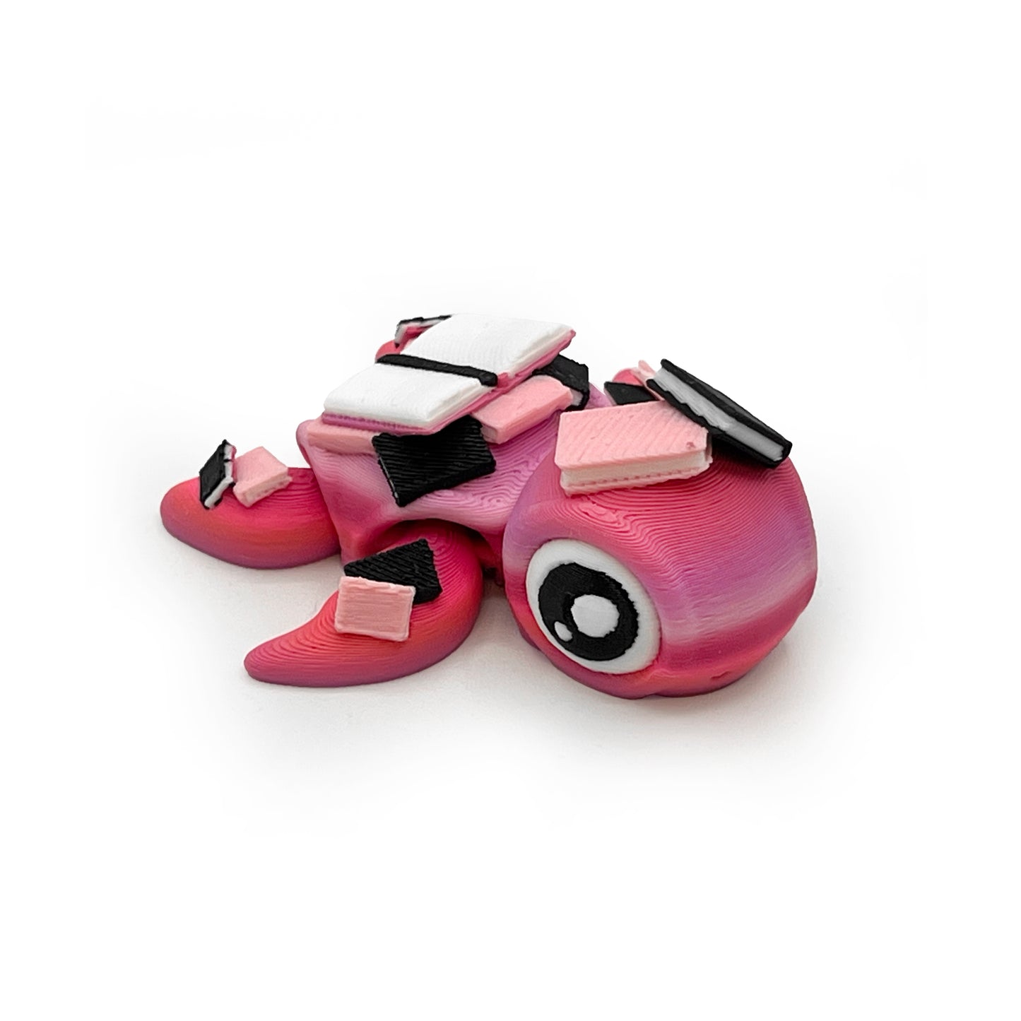 TURTLES!! Desk Pal – Palm-Sized Articulated 3D Printed Turtle Fidget Toy with Pocket Turtle Energy