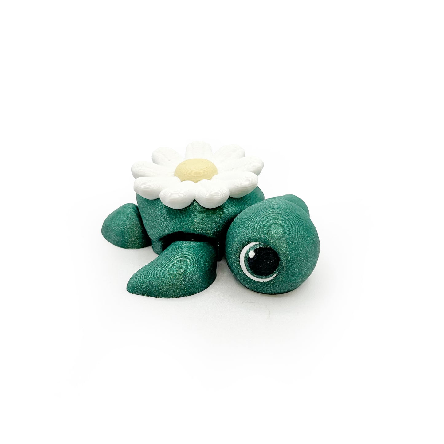 TURTLES!! Desk Pal – Palm-Sized Articulated 3D Printed Turtle Fidget Toy with Pocket Turtle Energy