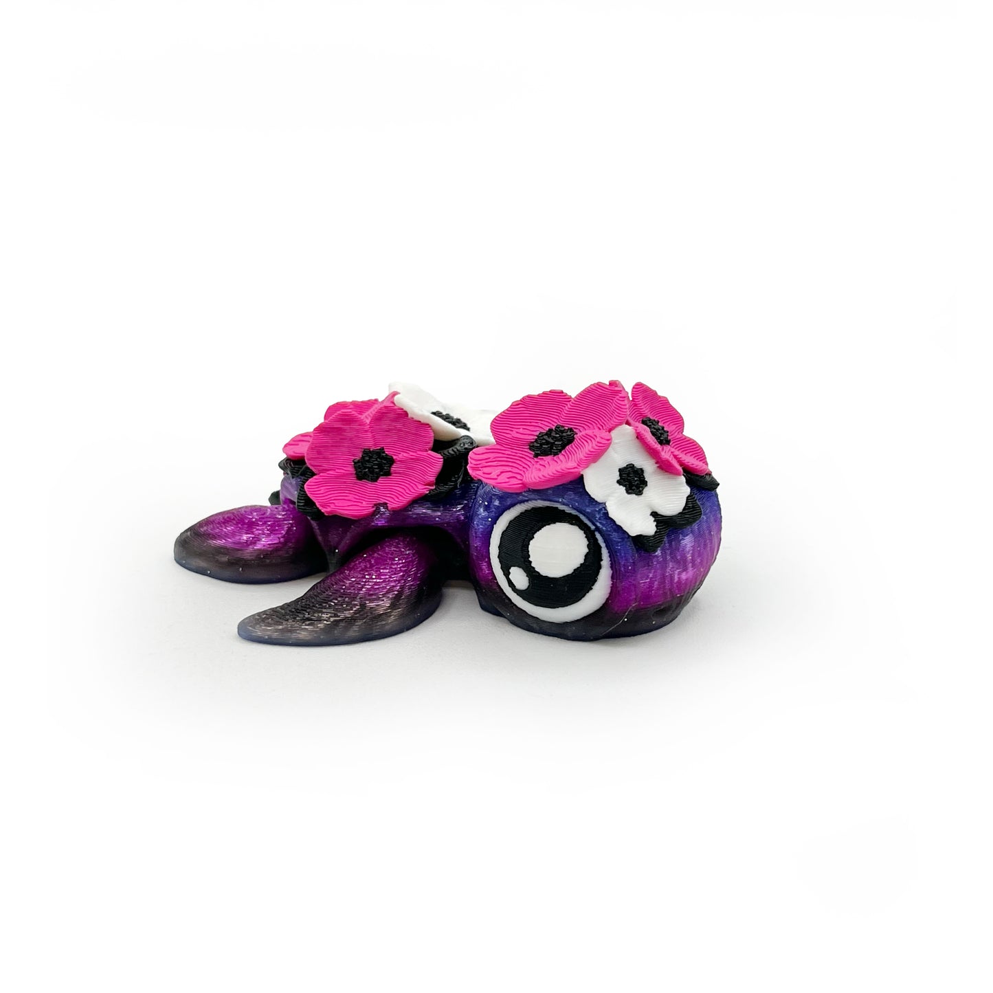 TURTLES!! Desk Pal – Palm-Sized Articulated 3D Printed Turtle Fidget Toy with Pocket Turtle Energy