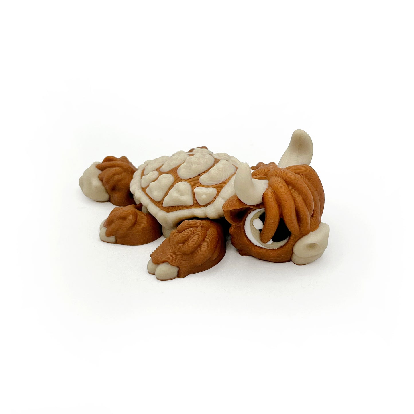TURTLES!! Desk Pal – Palm-Sized Articulated 3D Printed Turtle Fidget Toy with Pocket Turtle Energy