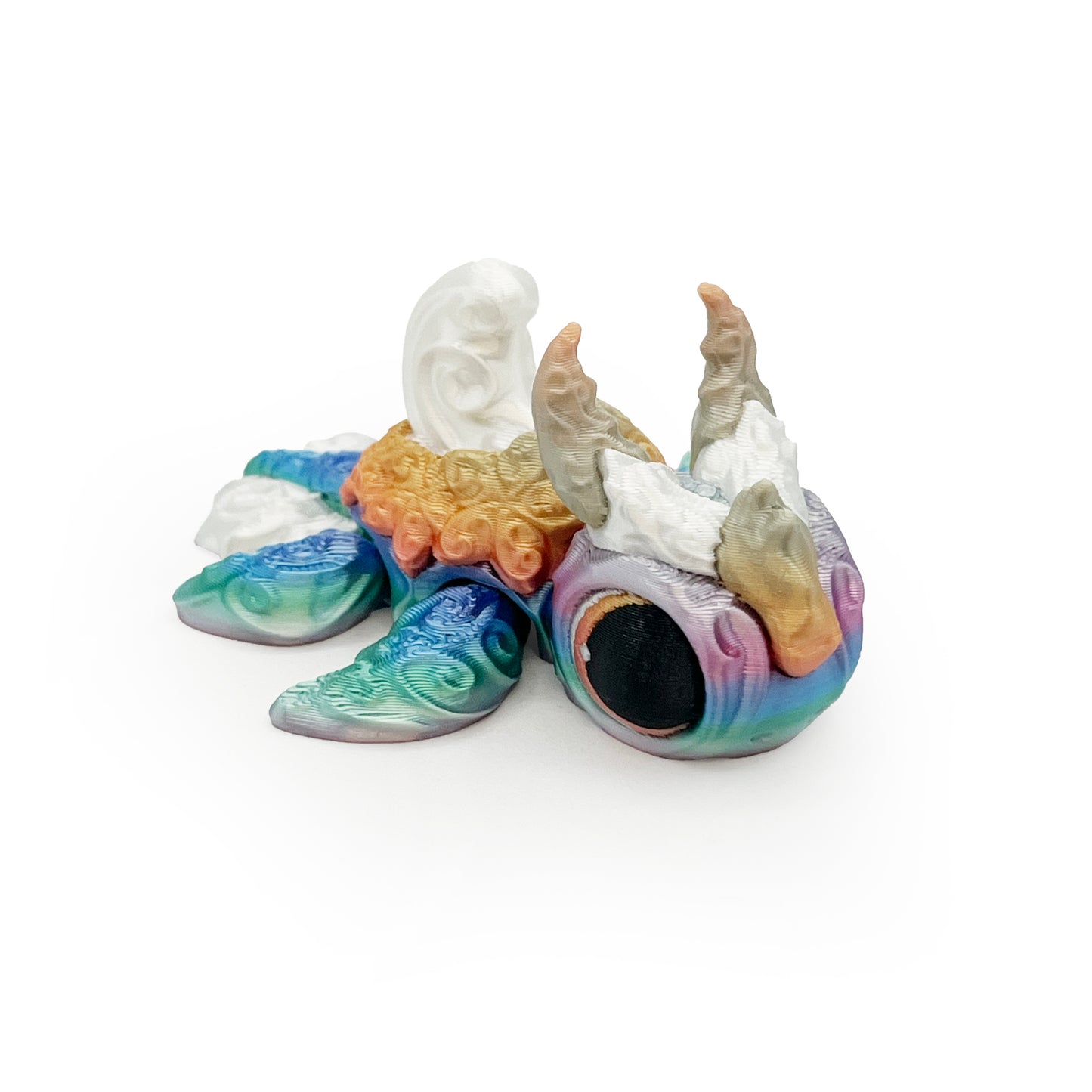 TURTLES!! Desk Pal – Palm-Sized Articulated 3D Printed Turtle Fidget Toy with Pocket Turtle Energy