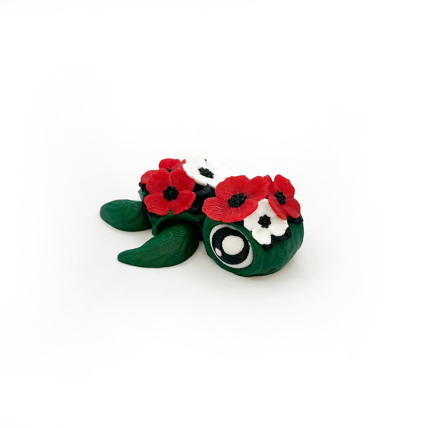 TURTLES!! Desk Pal – Palm-Sized Articulated 3D Printed Turtle Fidget Toy with Pocket Turtle Energy