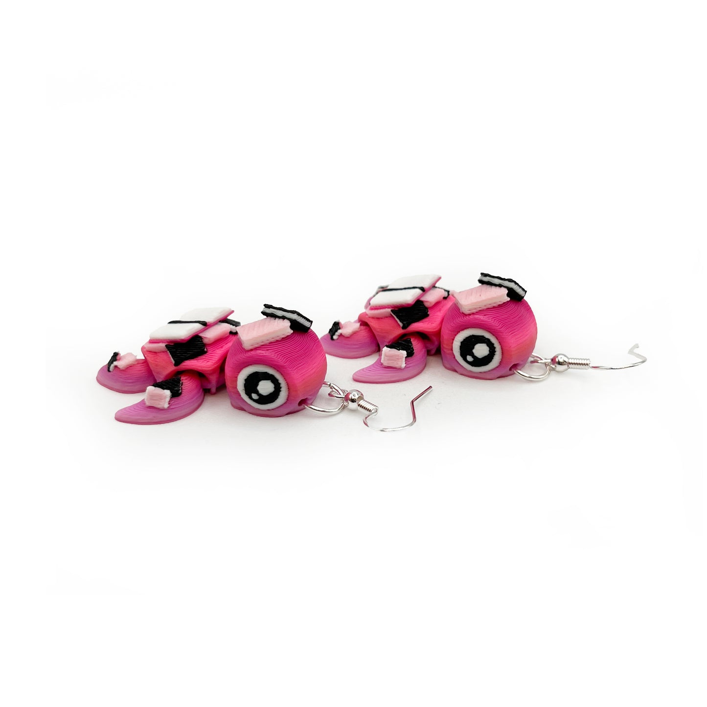Turtles!! Earrings – 3D Printed Turtle Hook Earrings | Cute Hypoallergenic Earrings for Turtle Lovers