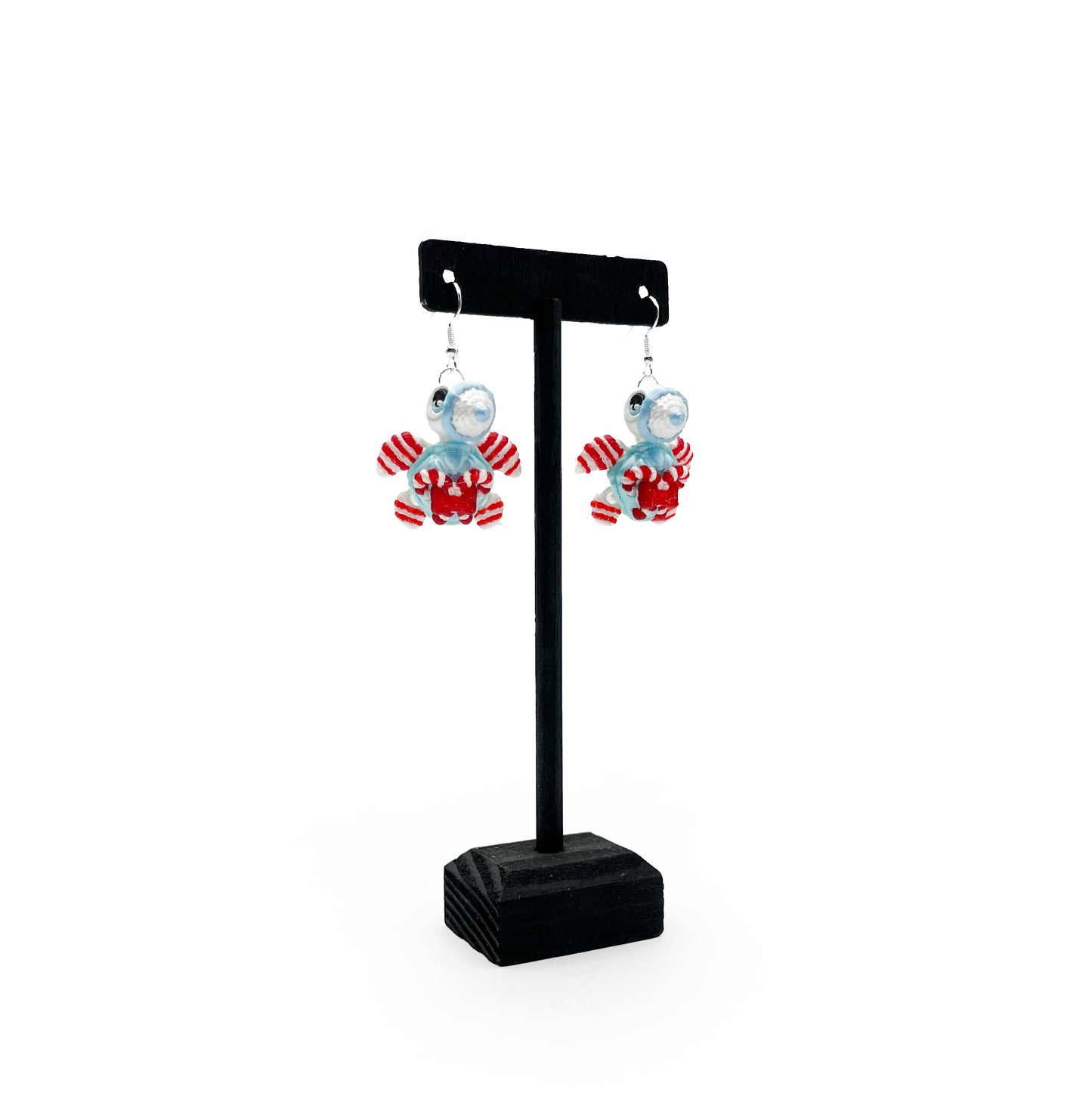 Turtles!! Earrings – 3D Printed Turtle Hook Earrings | Cute Hypoallergenic Earrings for Turtle Lovers