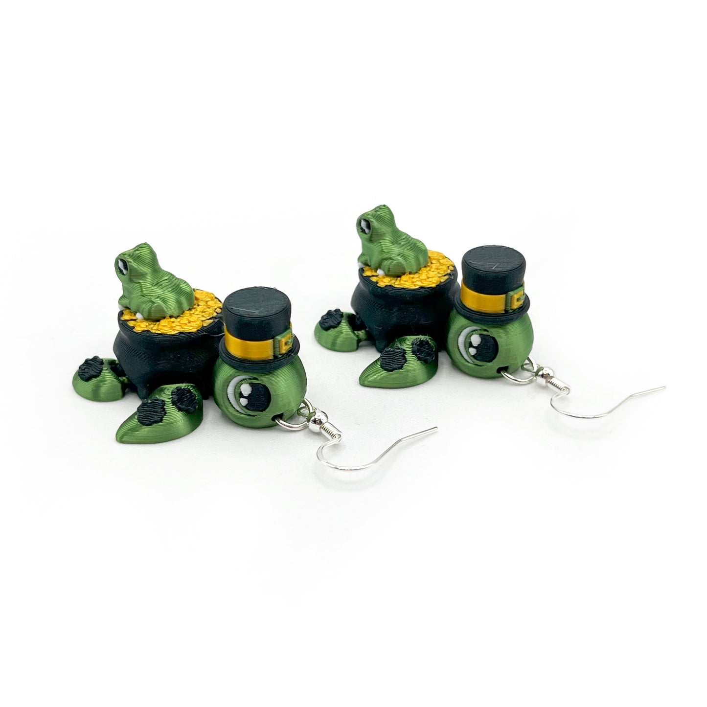 Turtles!! Earrings – 3D Printed Turtle Hook Earrings | Cute Hypoallergenic Earrings for Turtle Lovers
