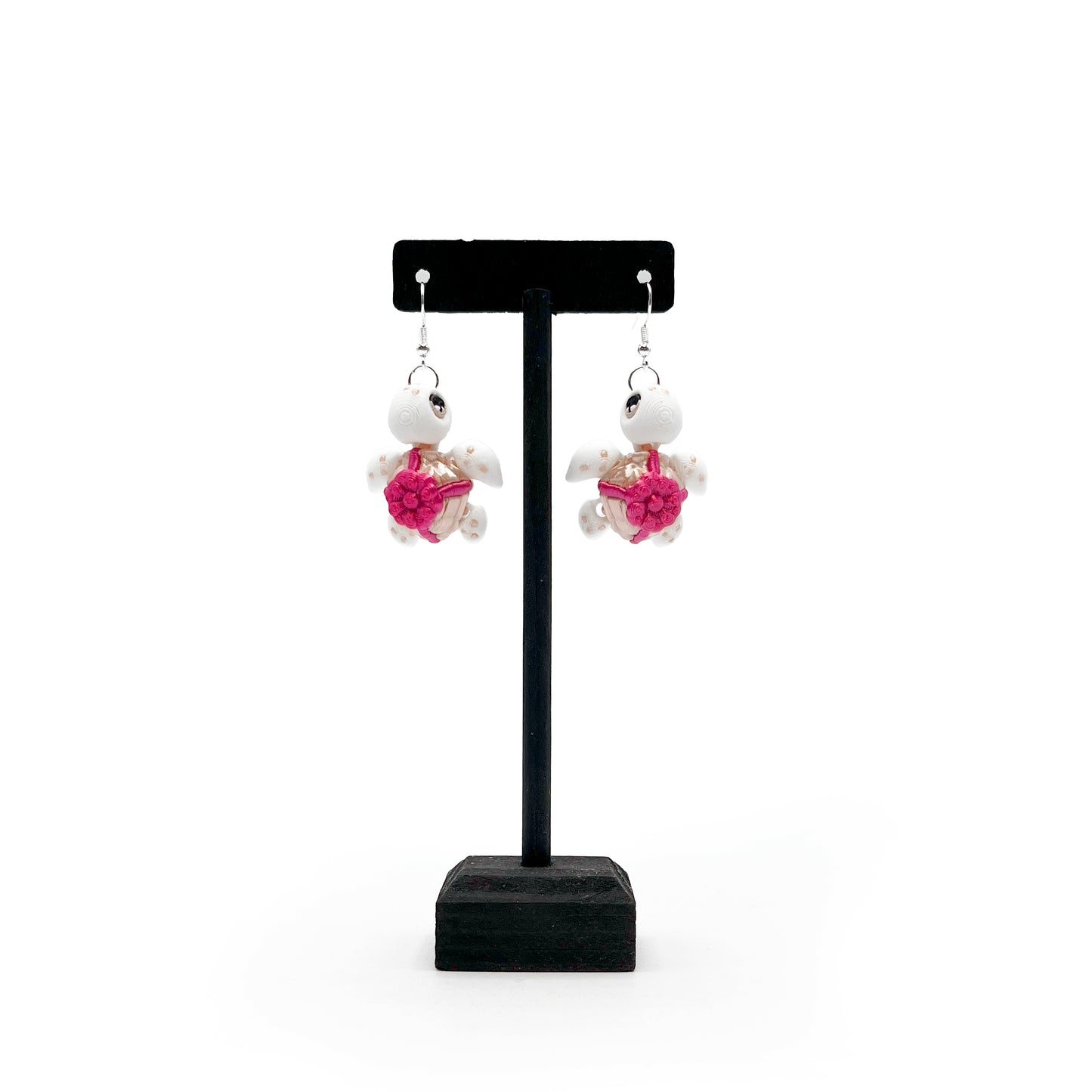 Turtles!! Earrings – 3D Printed Turtle Hook Earrings | Cute Hypoallergenic Earrings for Turtle Lovers